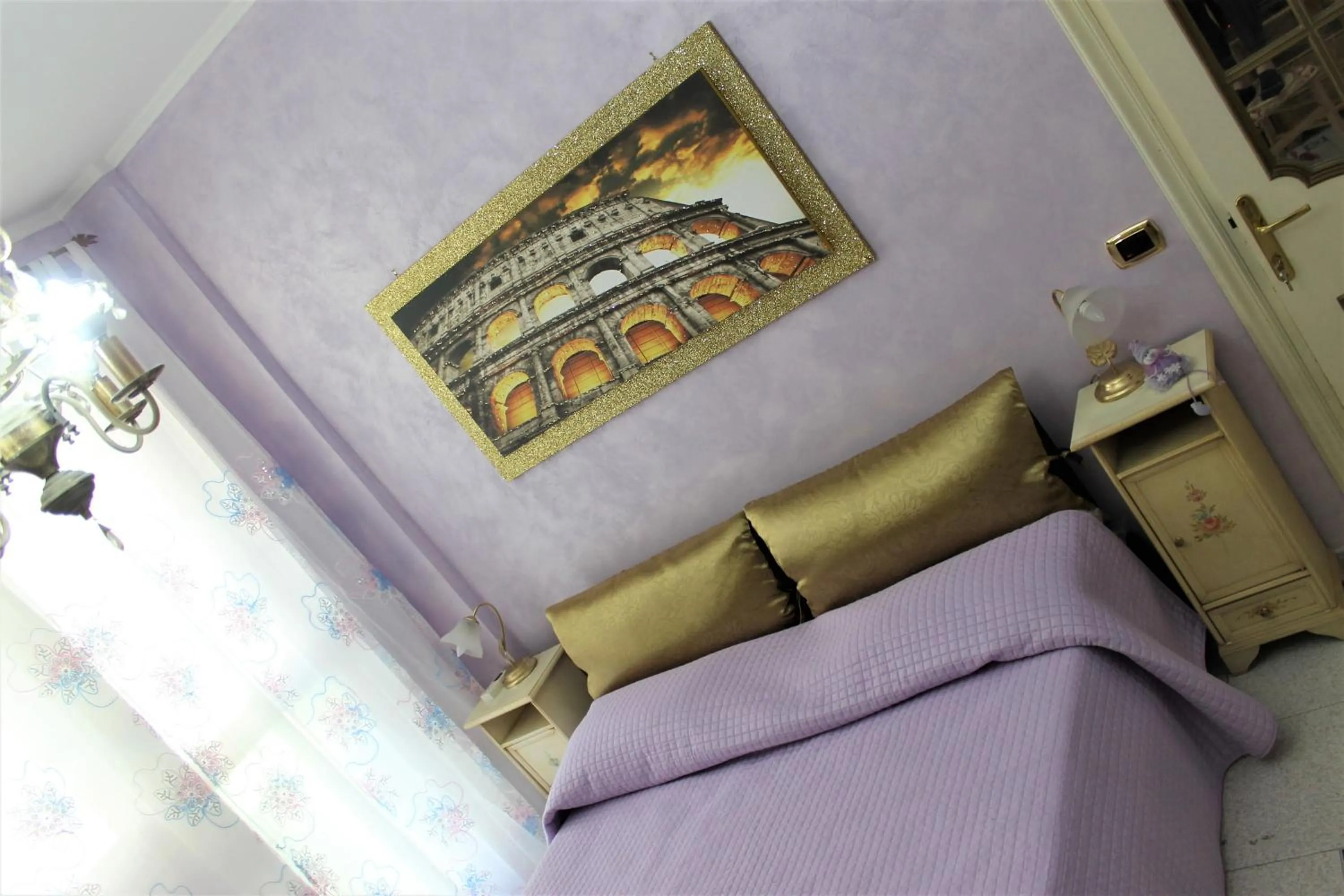 Bed in San Peter's Golden Rooms