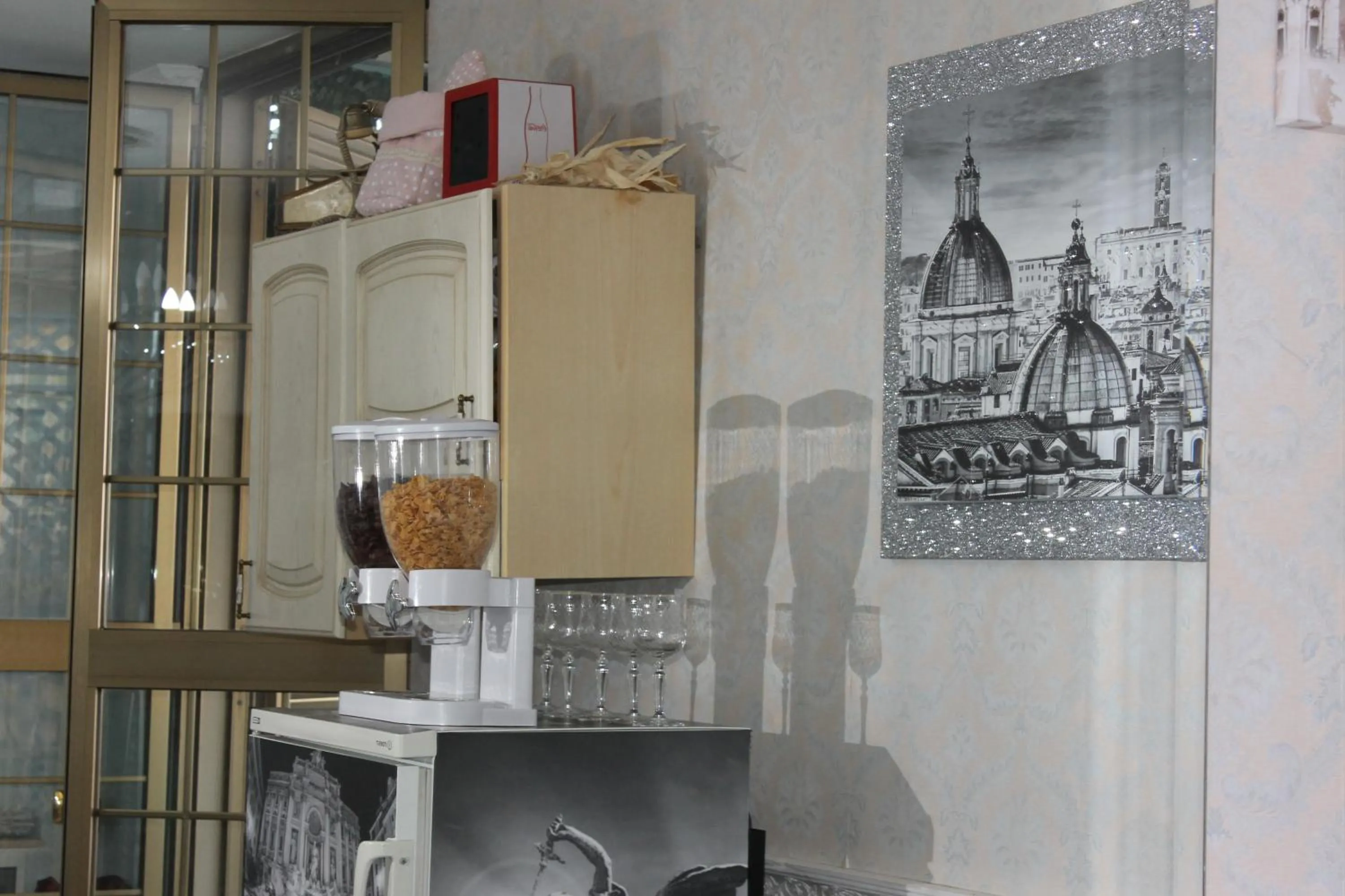 Italian breakfast in San Peter's Golden Rooms
