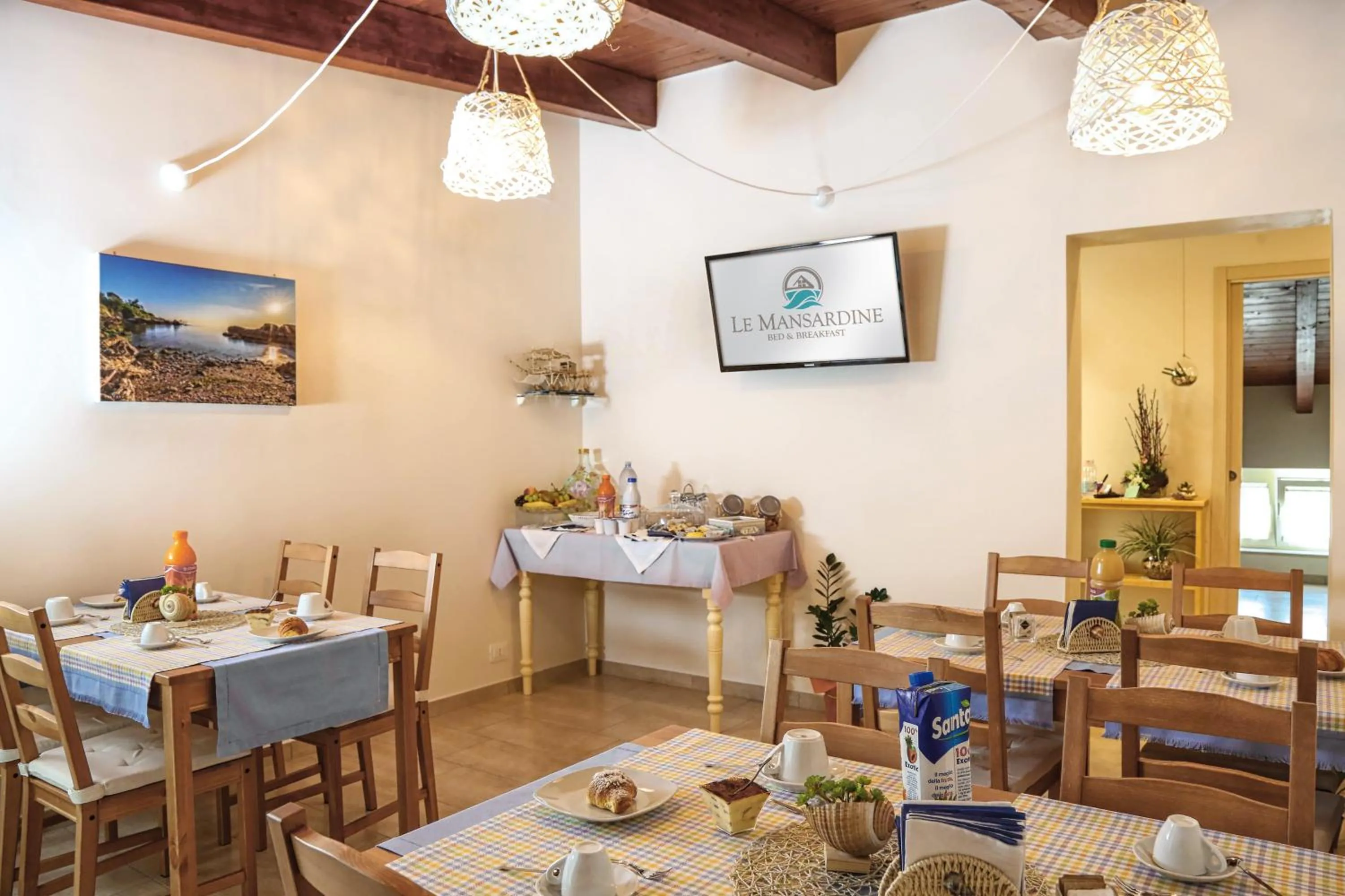 Living room in Le mansardine