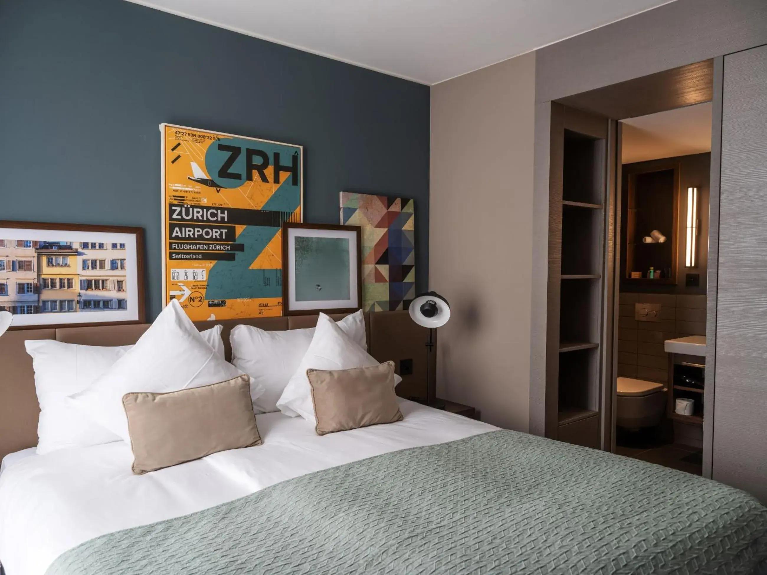 Bedroom, Bed in Acasa Suites Zurich Oerlikon Bedroom, Bed in Acasa Suites Zurich Oerlikon