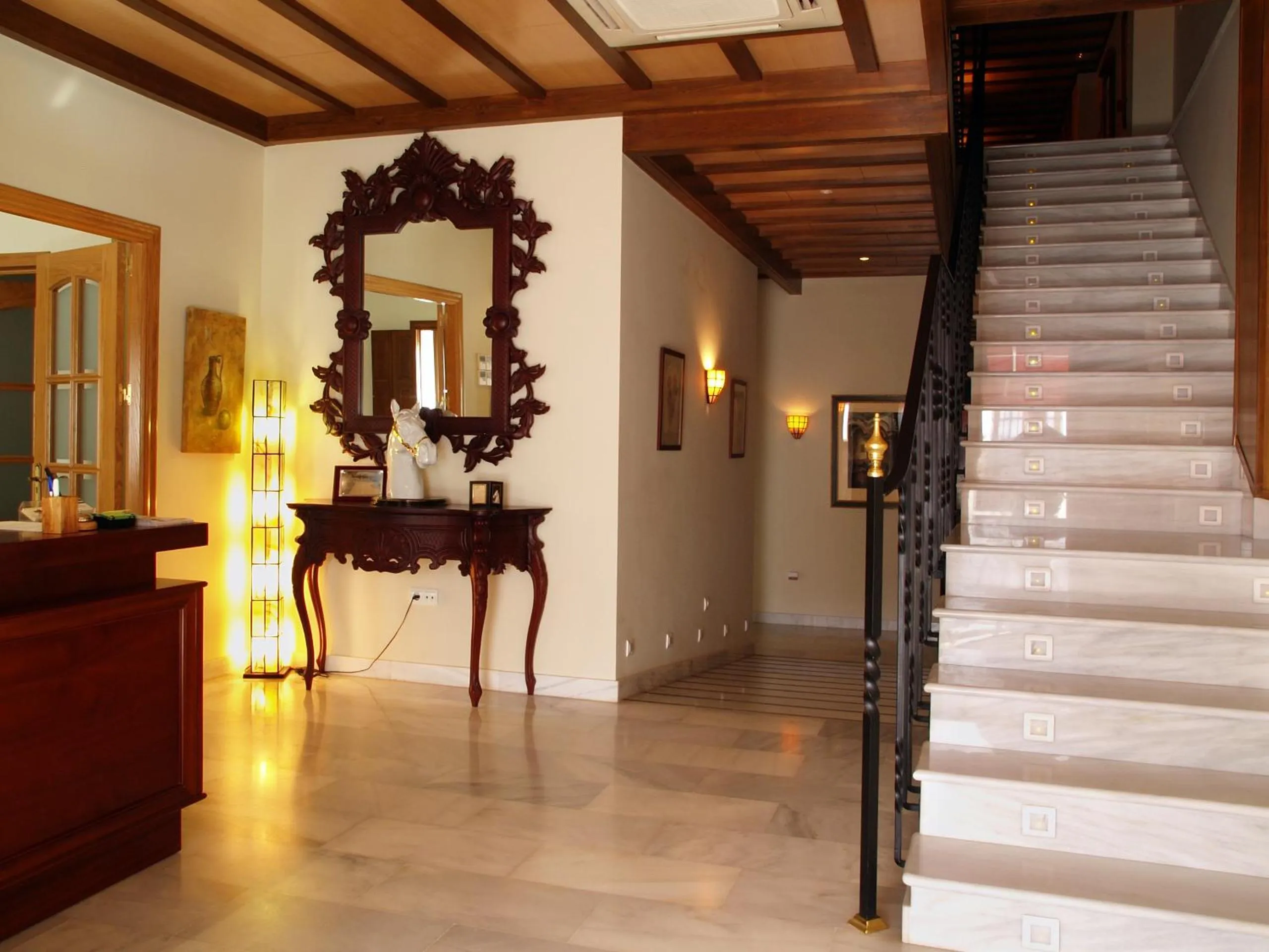 Lobby or reception in Hotel Las Casas del Duque