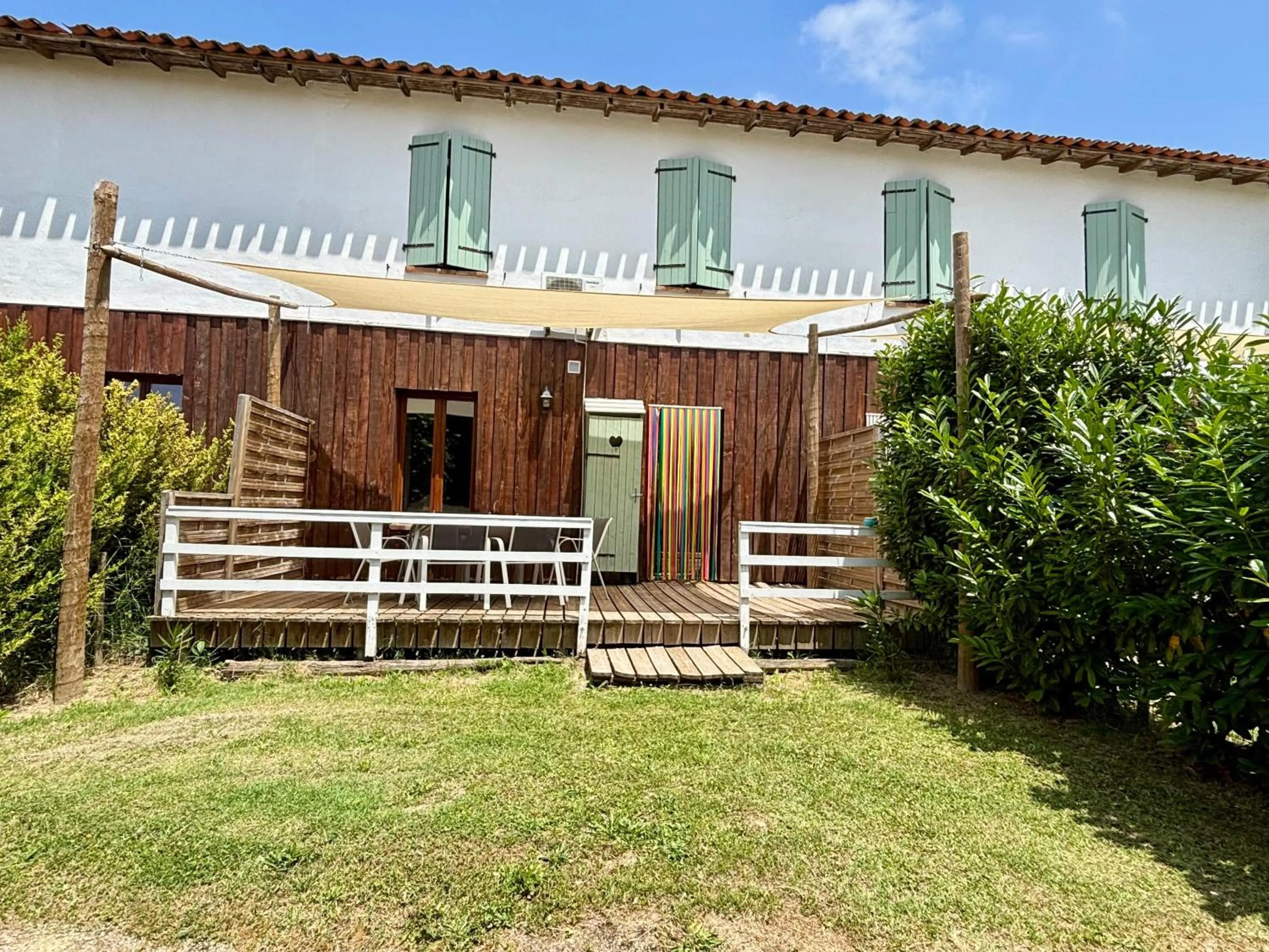Balcony/Terrace in residence la Salamandre kamers