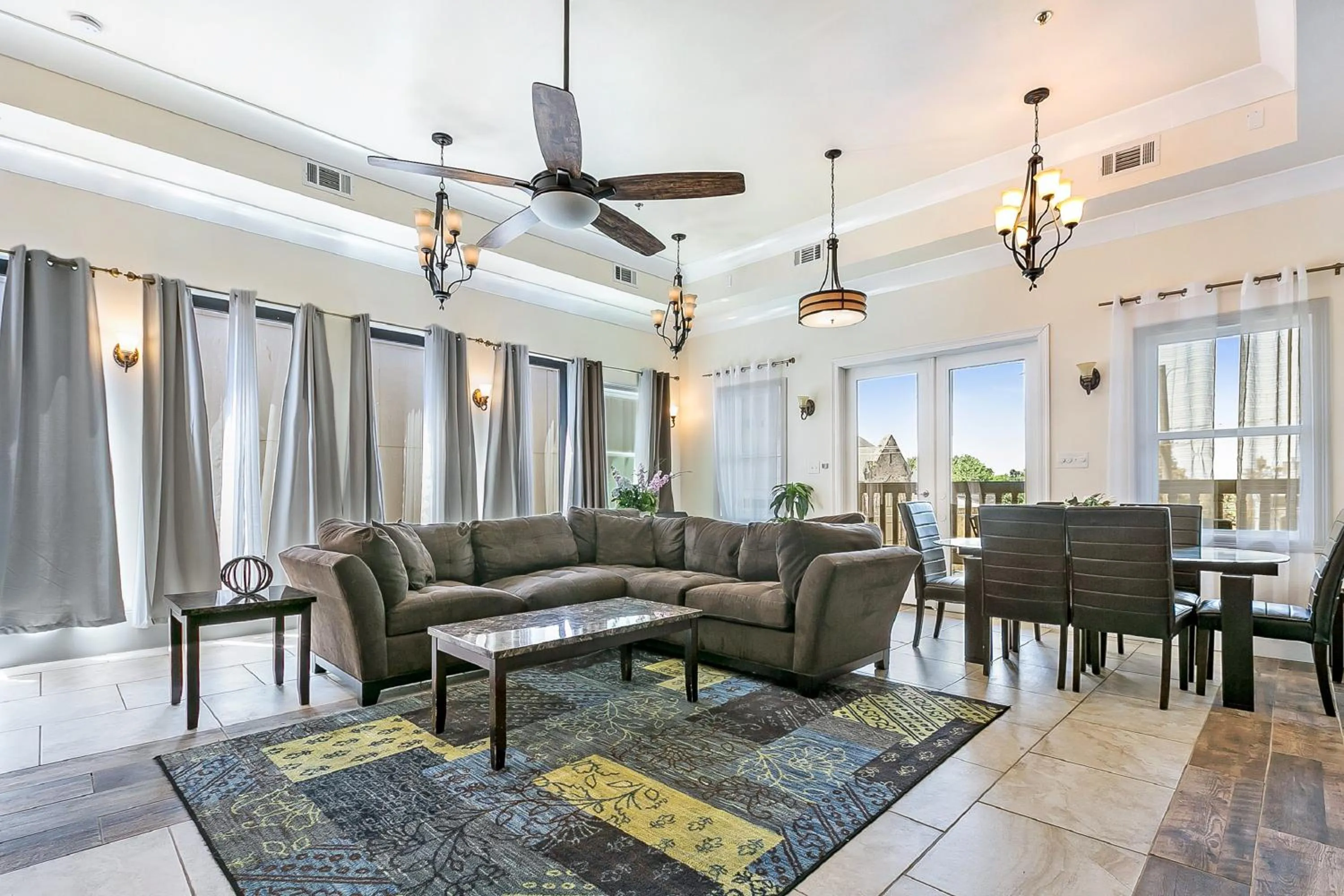 Living room in Urban Condos with Spacious Rooms & Amenities