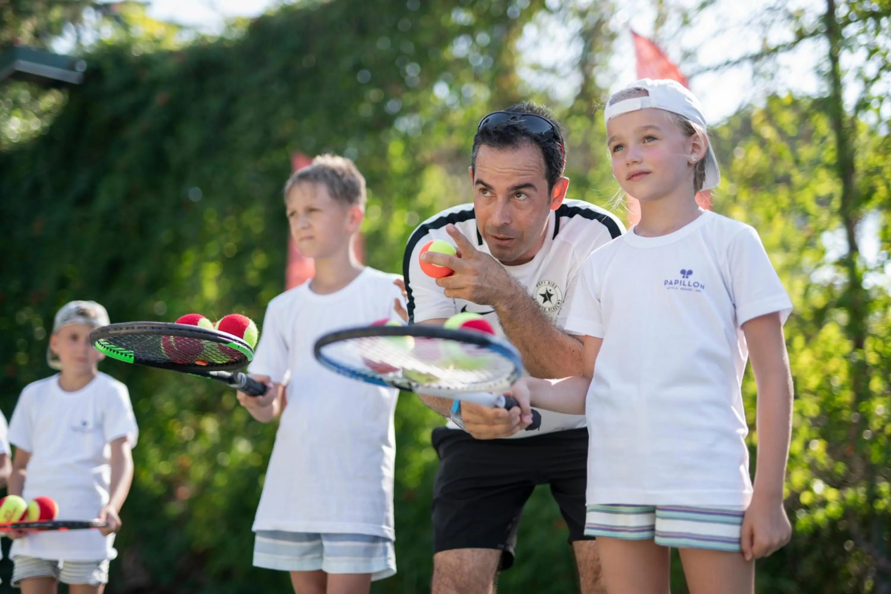 Tennis court in Papillon Ayscha Resort & Spa