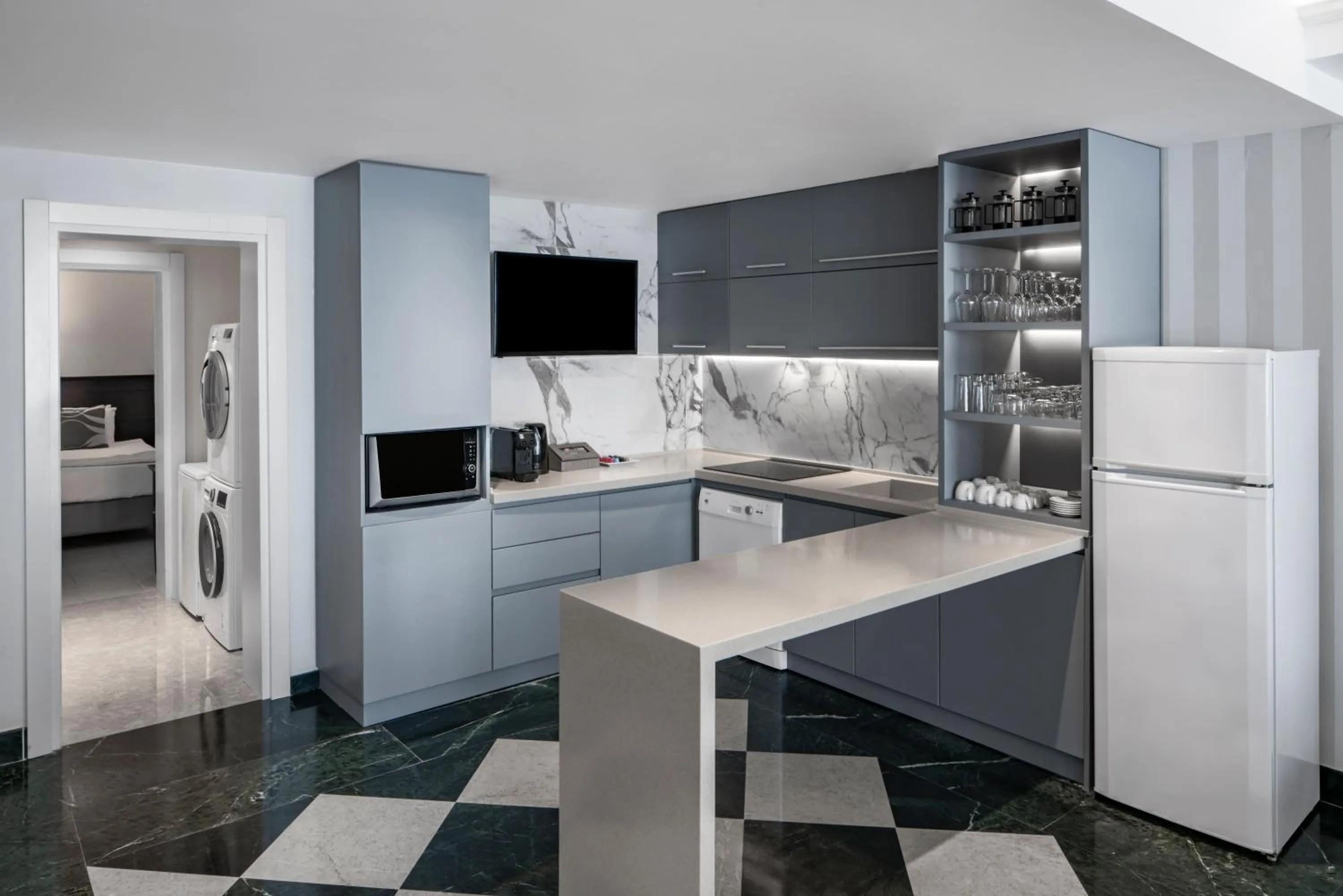 Kitchen or kitchenette in Papillon Ayscha Resort & Spa