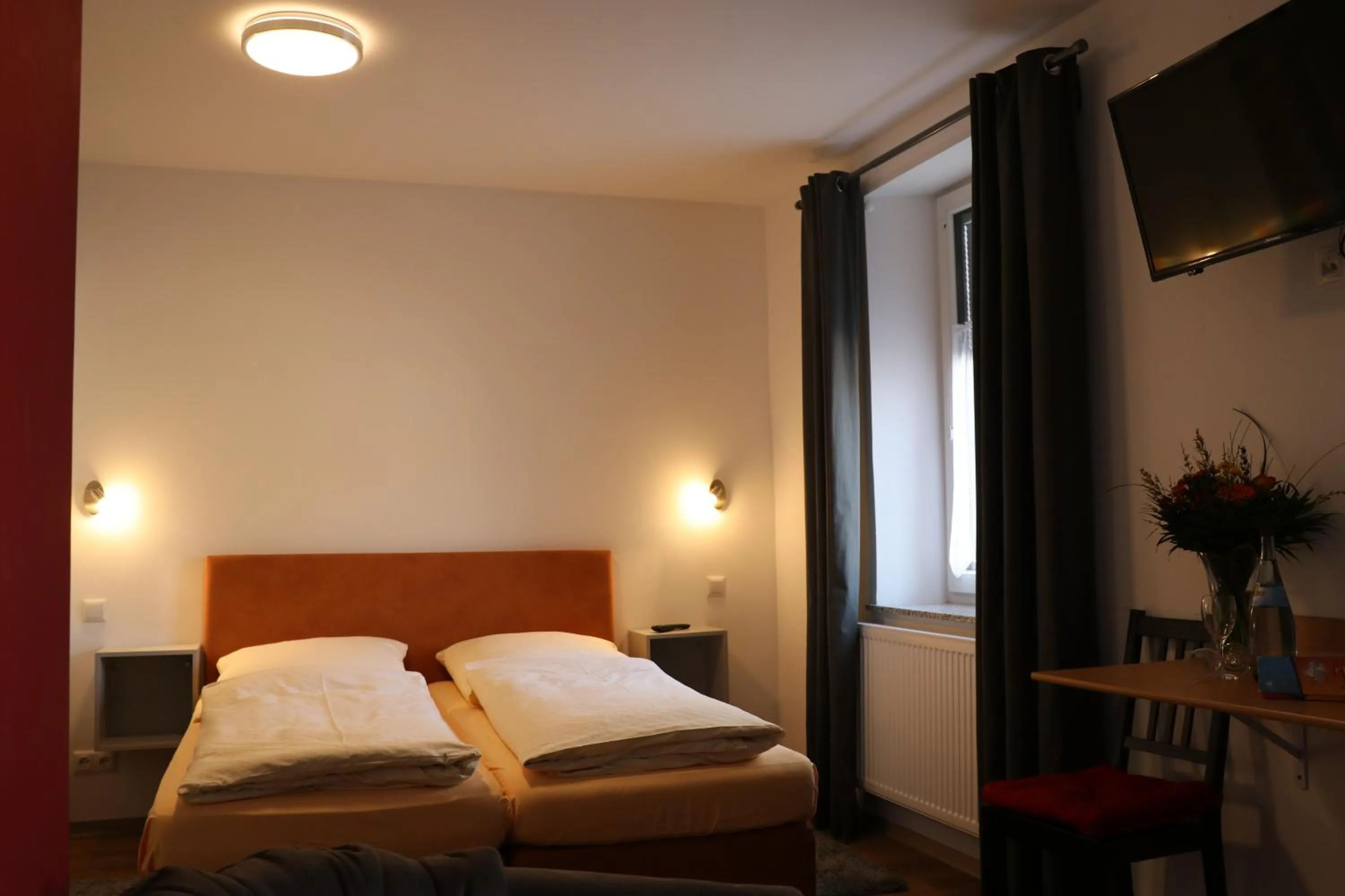 Bedroom, Bed in Gasthof Post