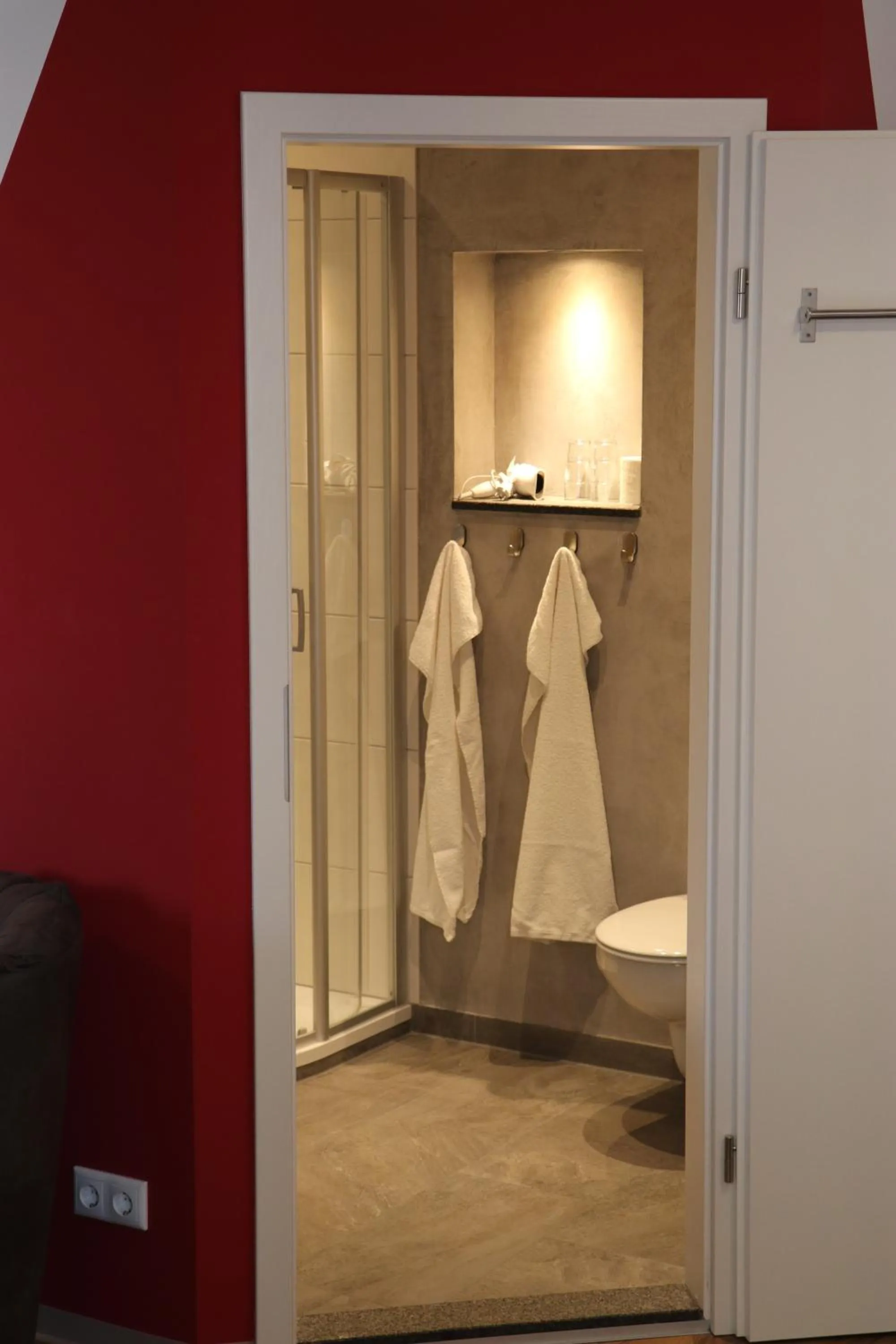 Shower in Gasthof Post