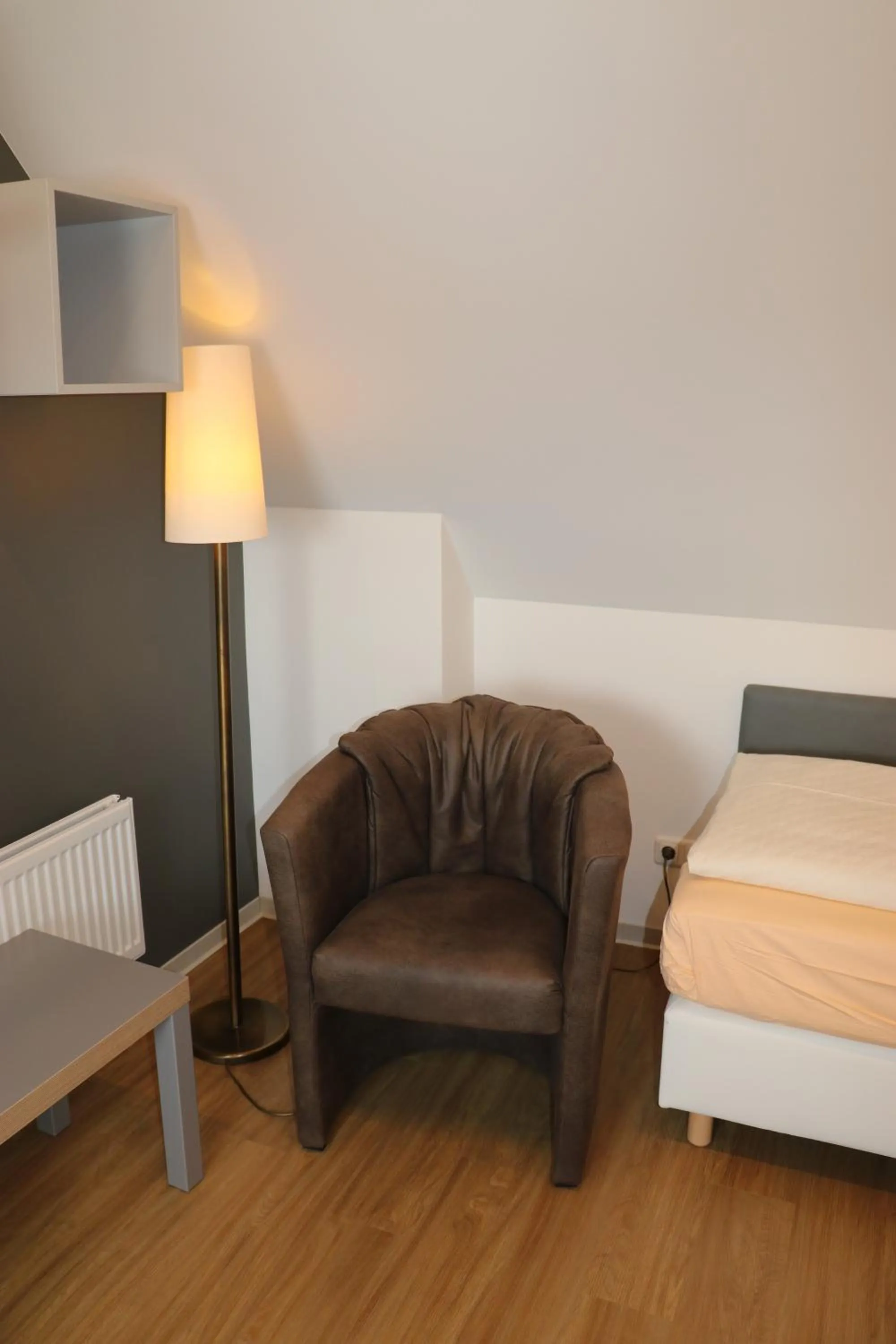 Seating area, Bed in Gasthof Post