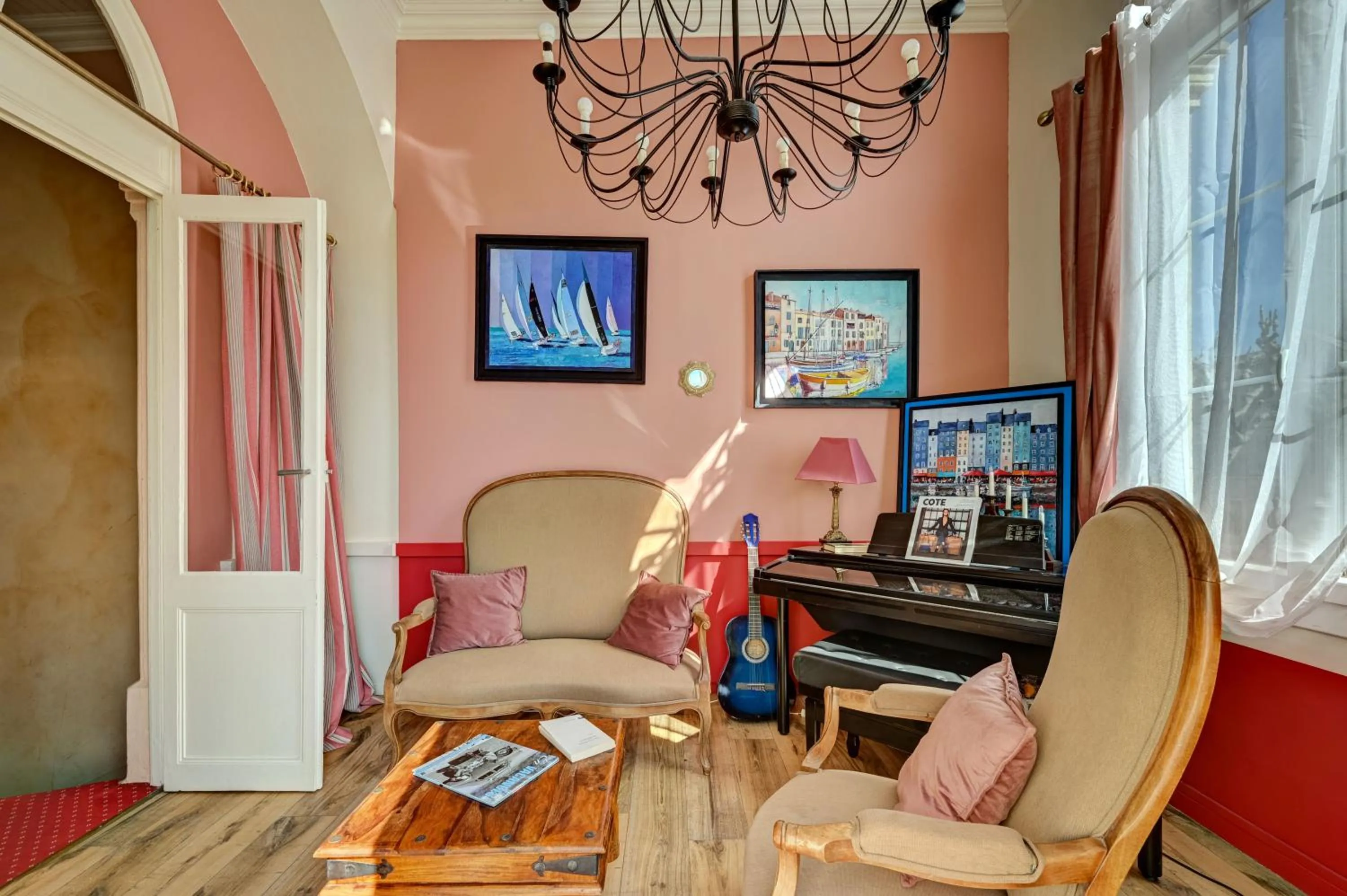 Living room in Hotel Des Artistes