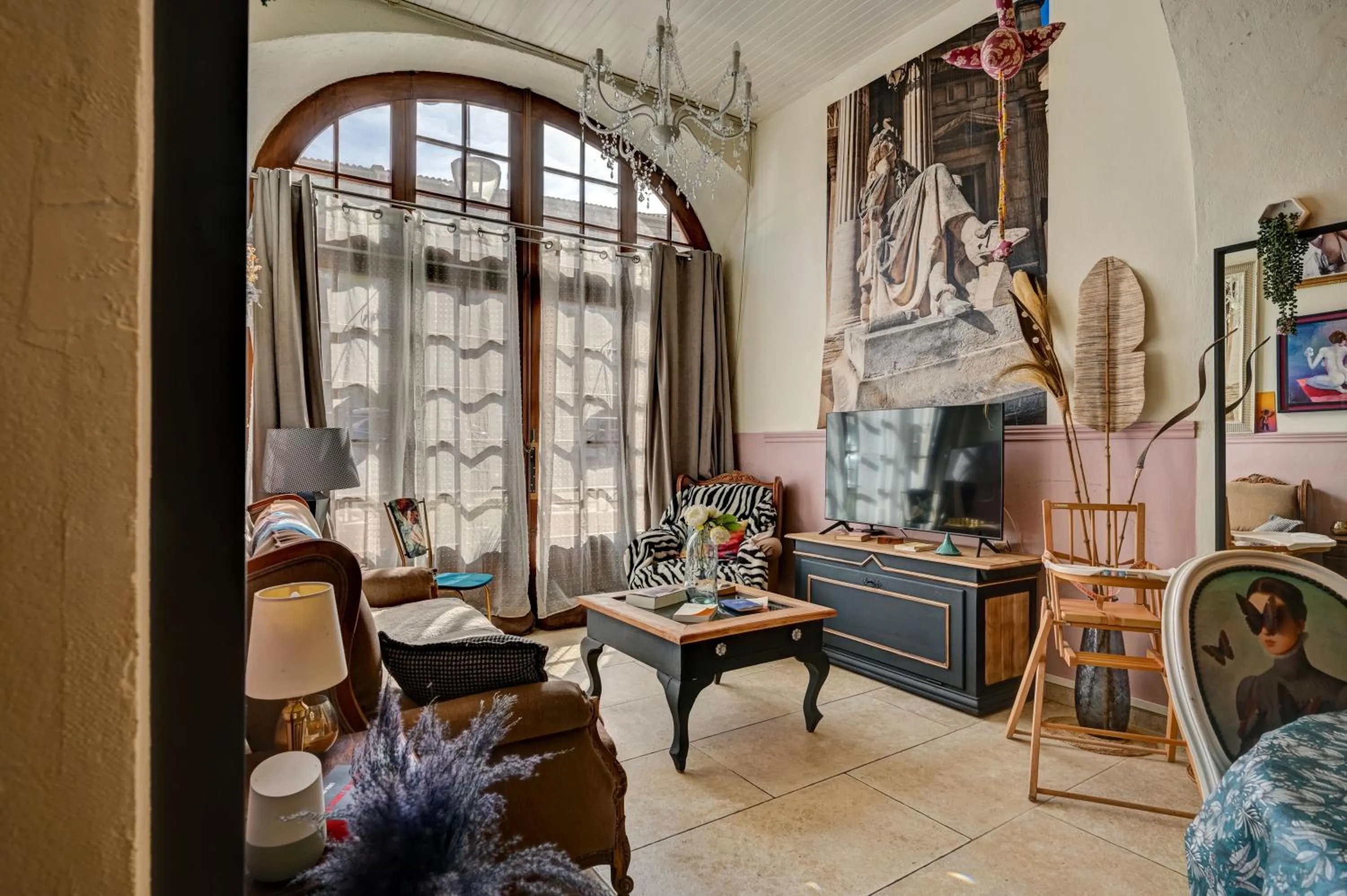 Living room in Hotel Des Artistes