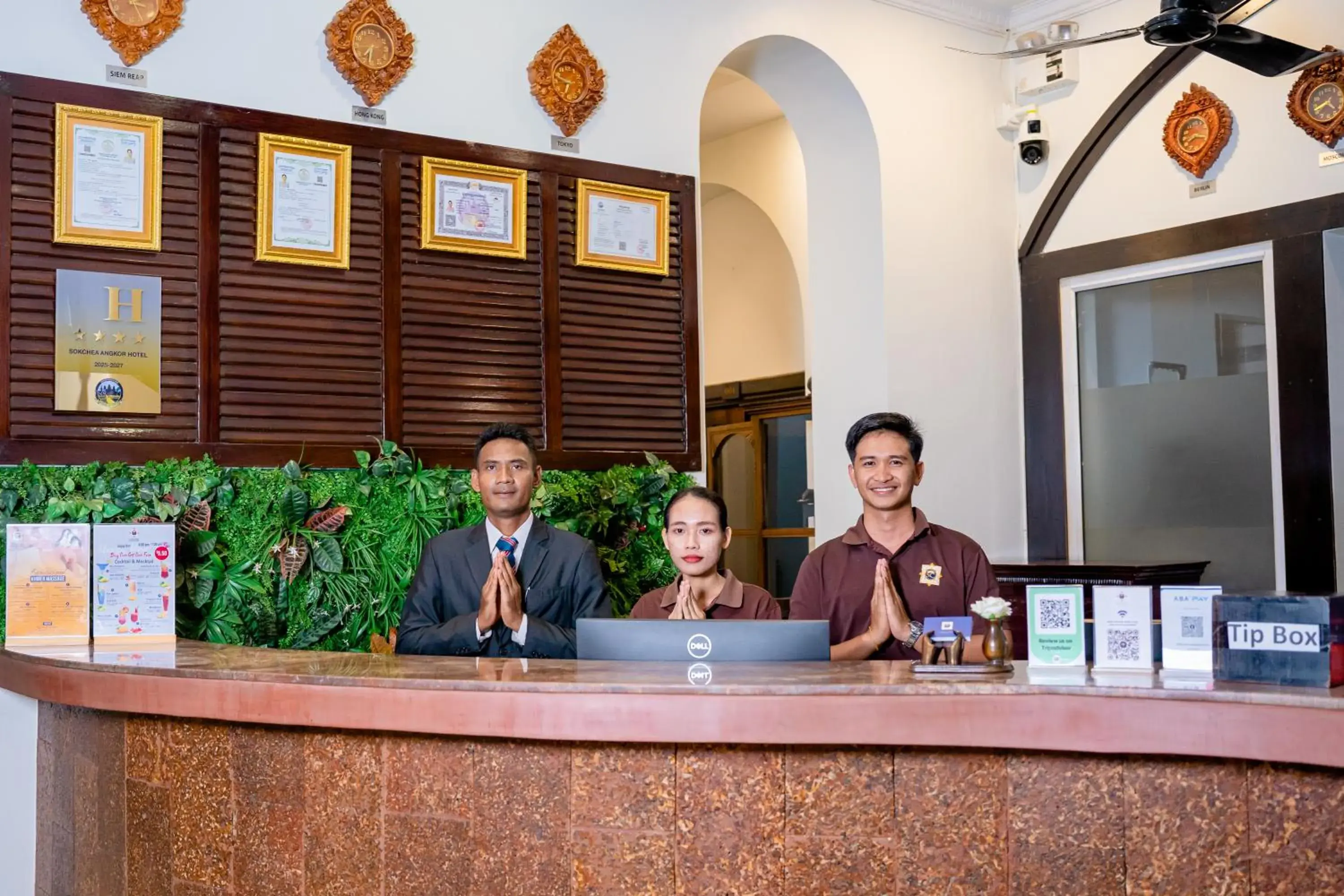 Lobby or reception in Sokchea Angkor Hotel Lobby or reception in Sokchea Angkor Hotel