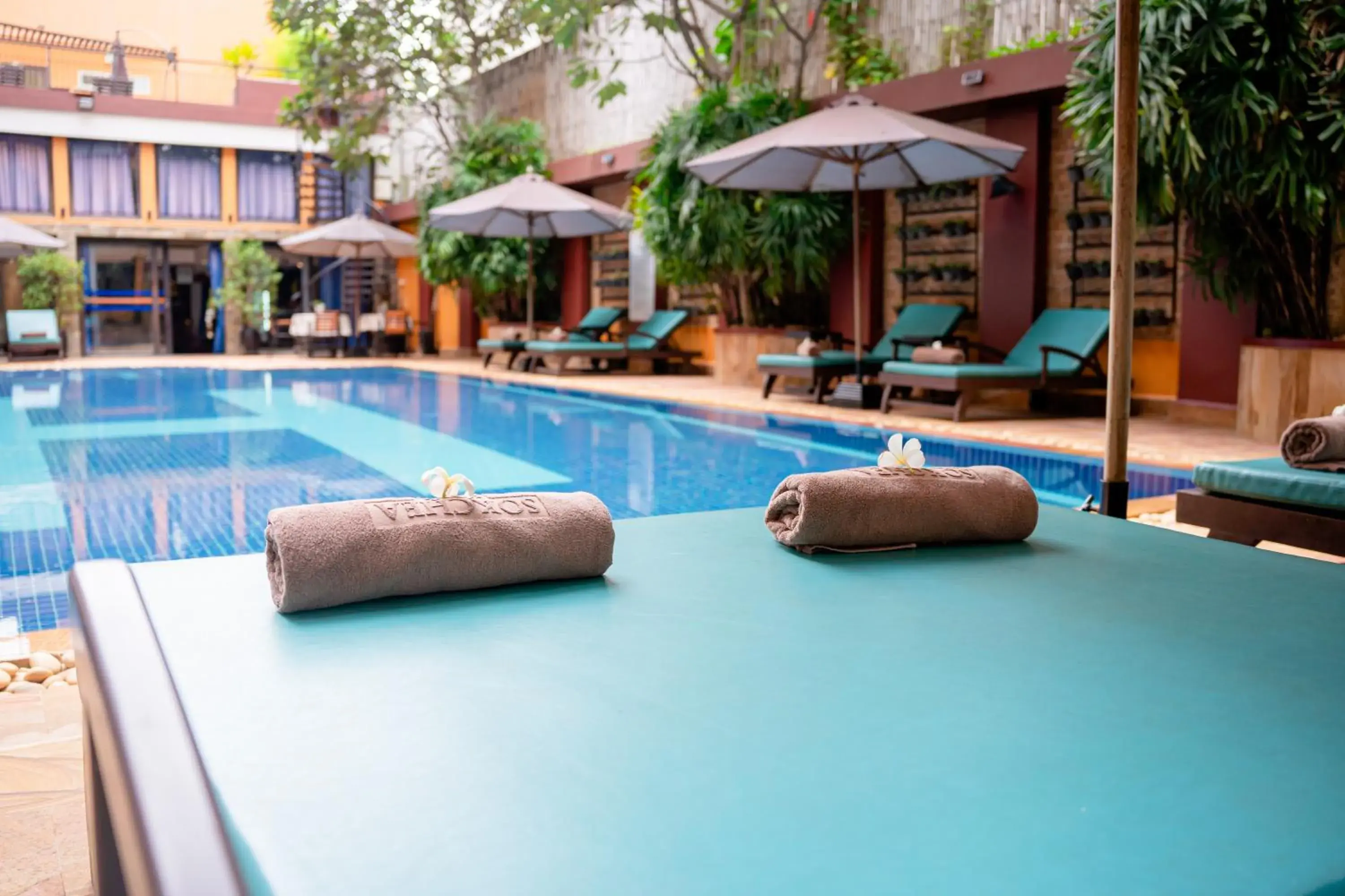 Swimming pool in Sokchea Angkor Hotel Swimming pool in Sokchea Angkor Hotel