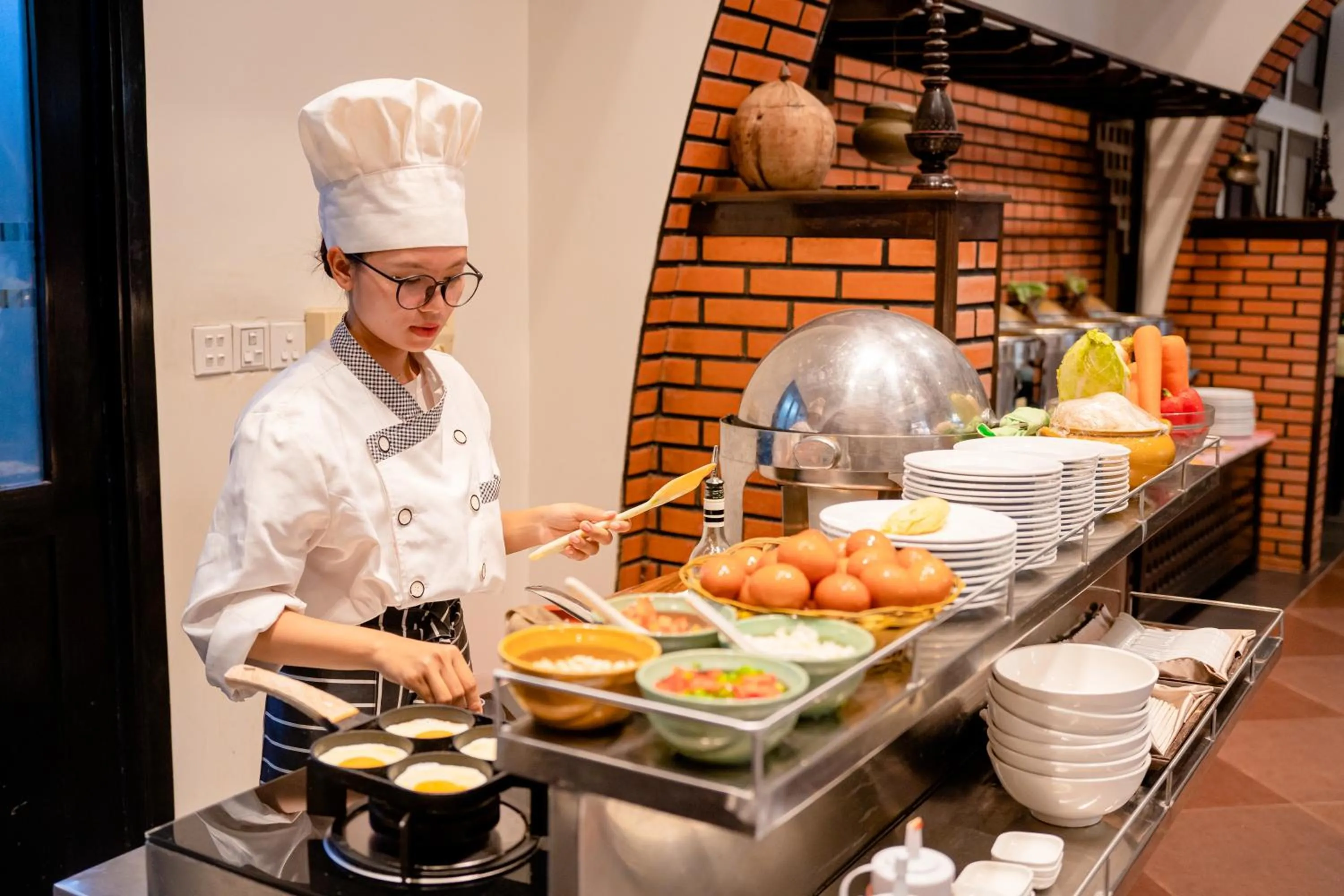 Breakfast in Sokchea Angkor Hotel