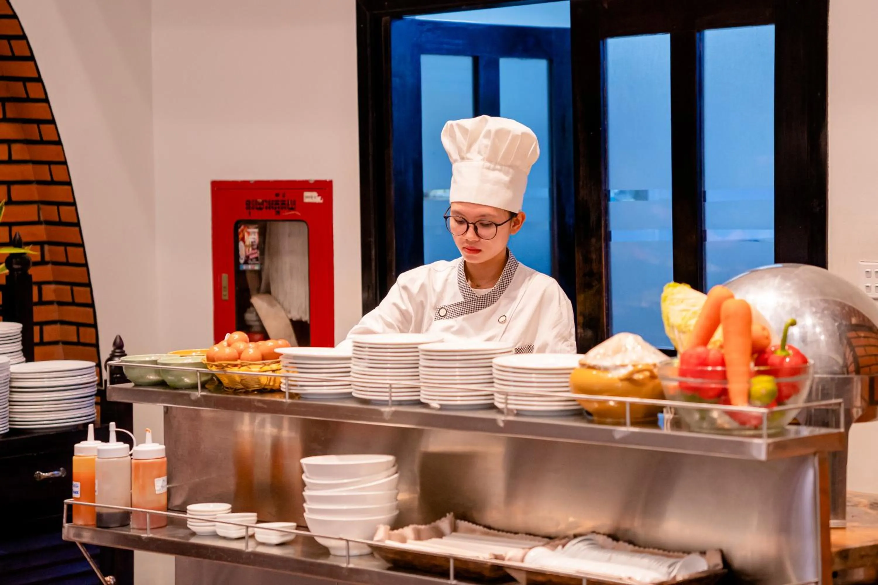 Breakfast in Sokchea Angkor Hotel