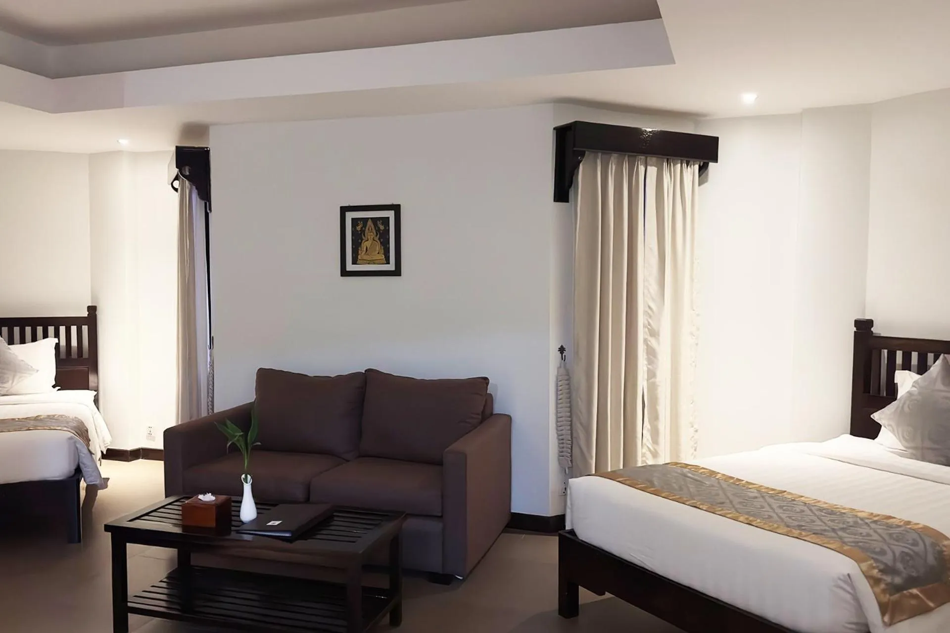 View (from property/room), Bed in Sokchea Angkor Hotel