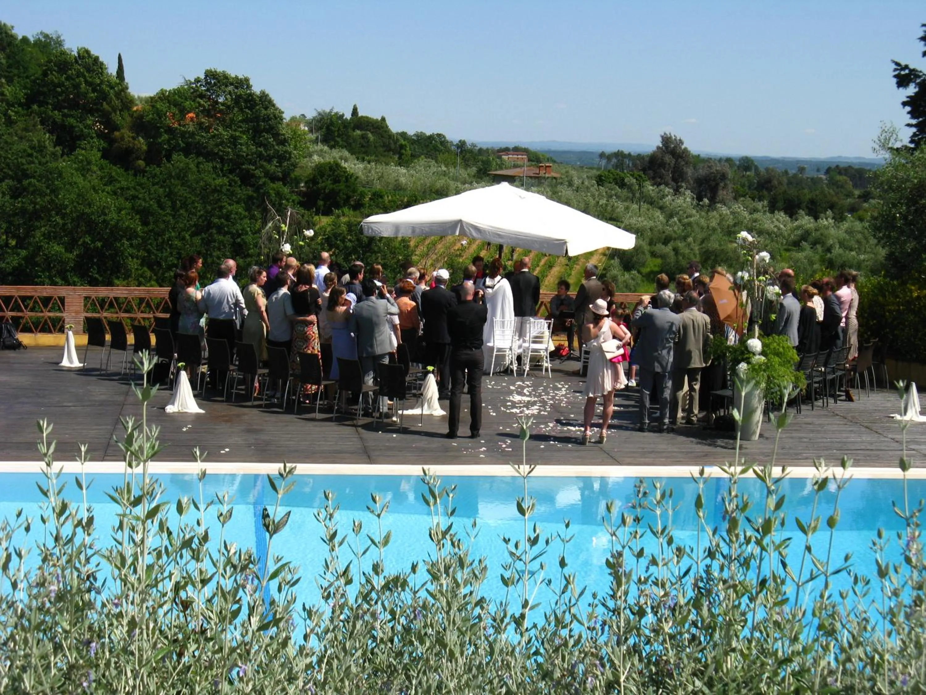 Solarium in La Torre wine resort