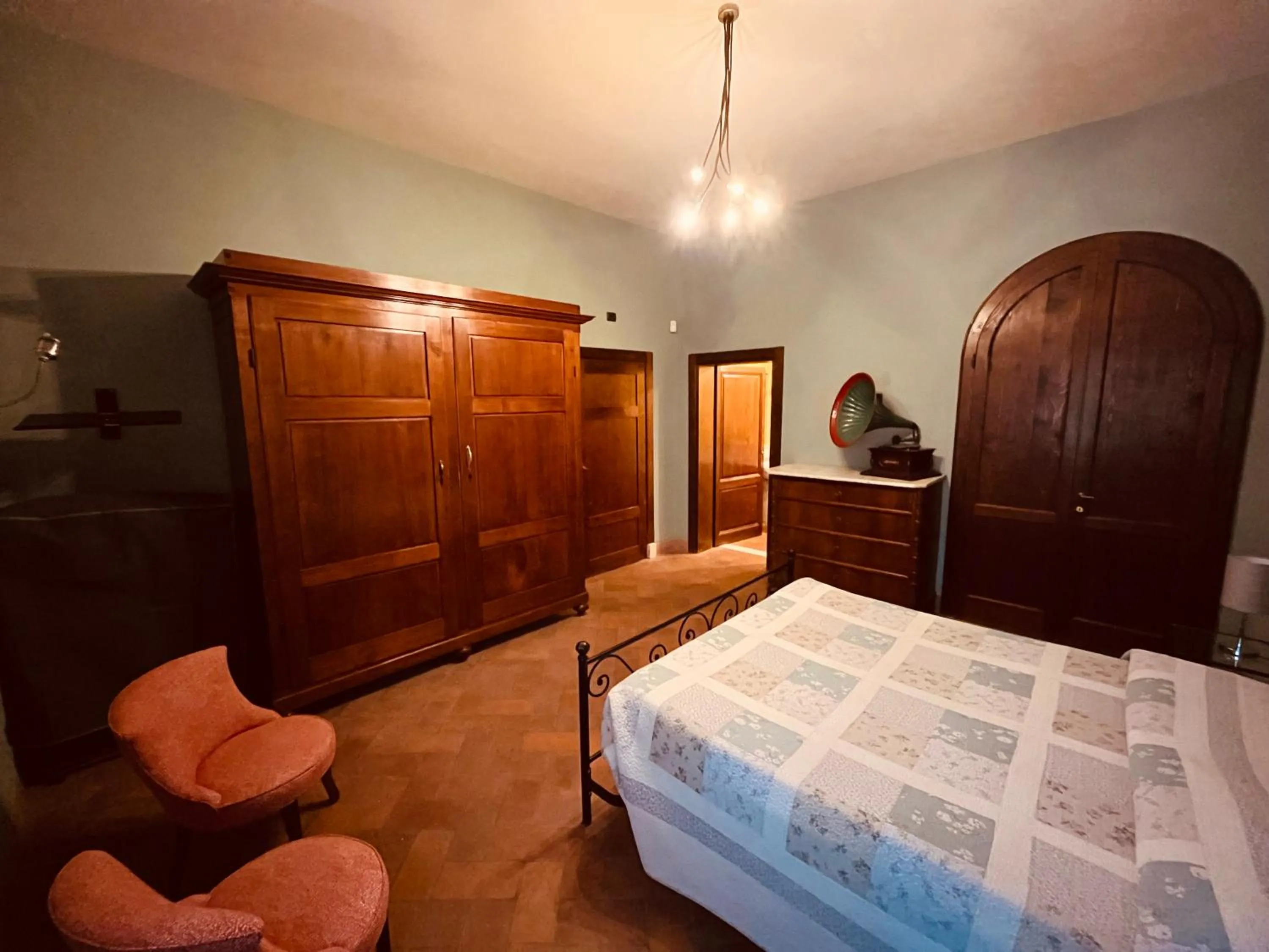 Bed in La Torre wine resort