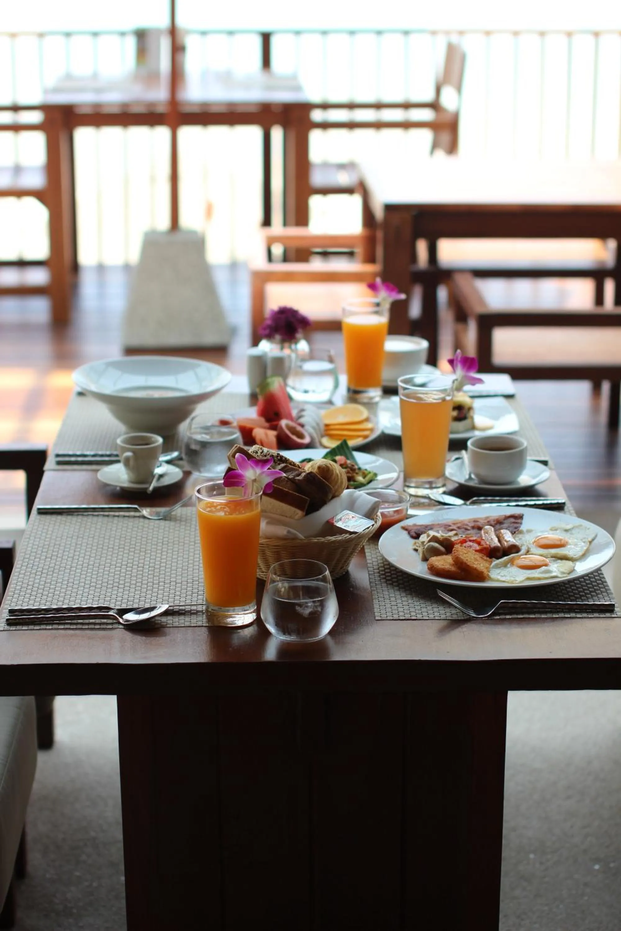 Breakfast in Banana Fan Sea Resort