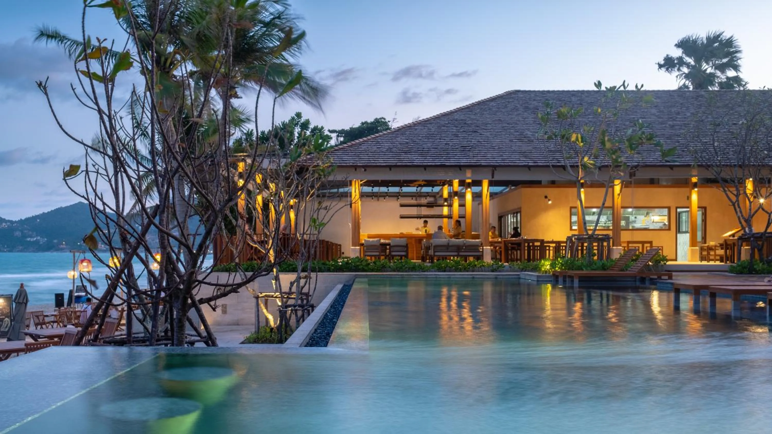 Swimming pool in Banana Fan Sea Resort