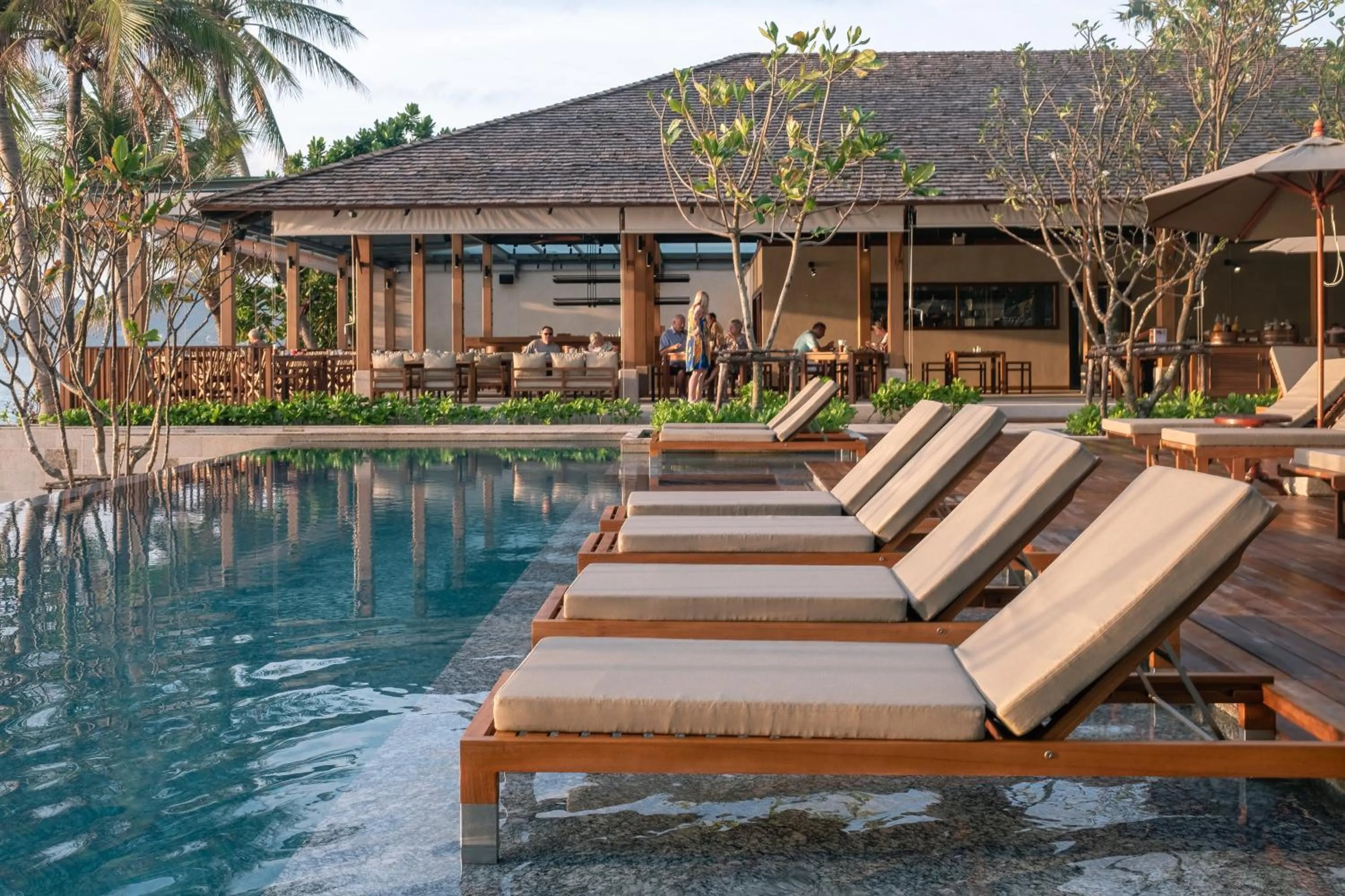 Swimming pool in Banana Fan Sea Resort
