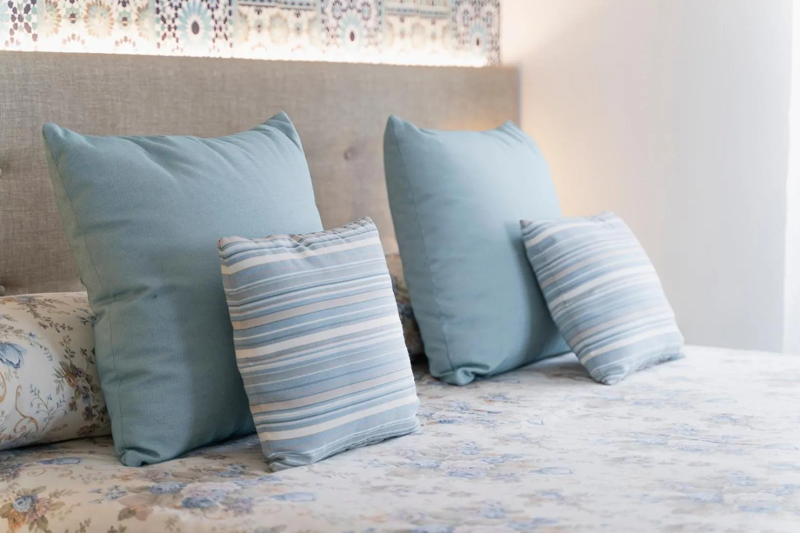 Bed in Hotel Miramare