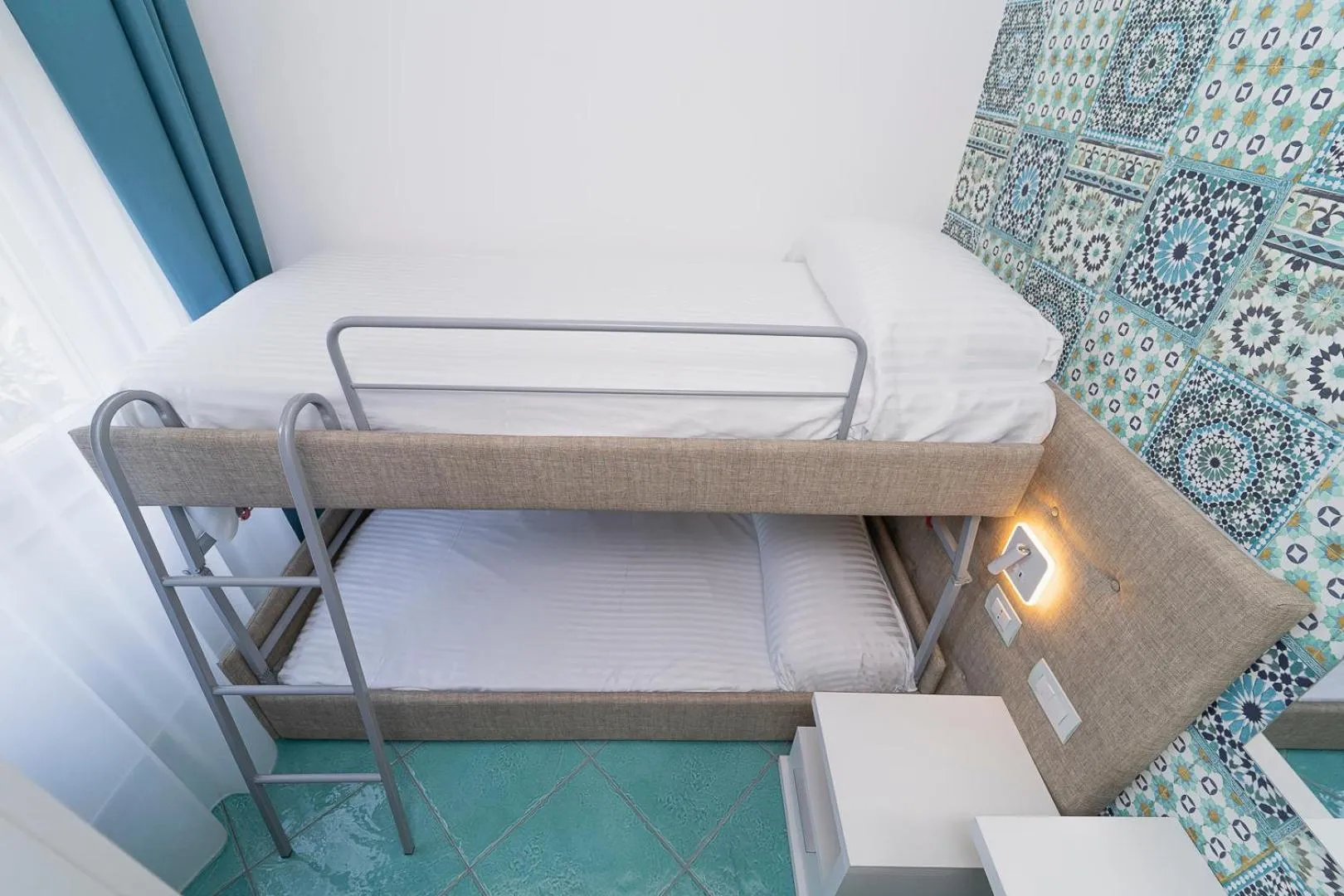 Bed in Hotel Miramare