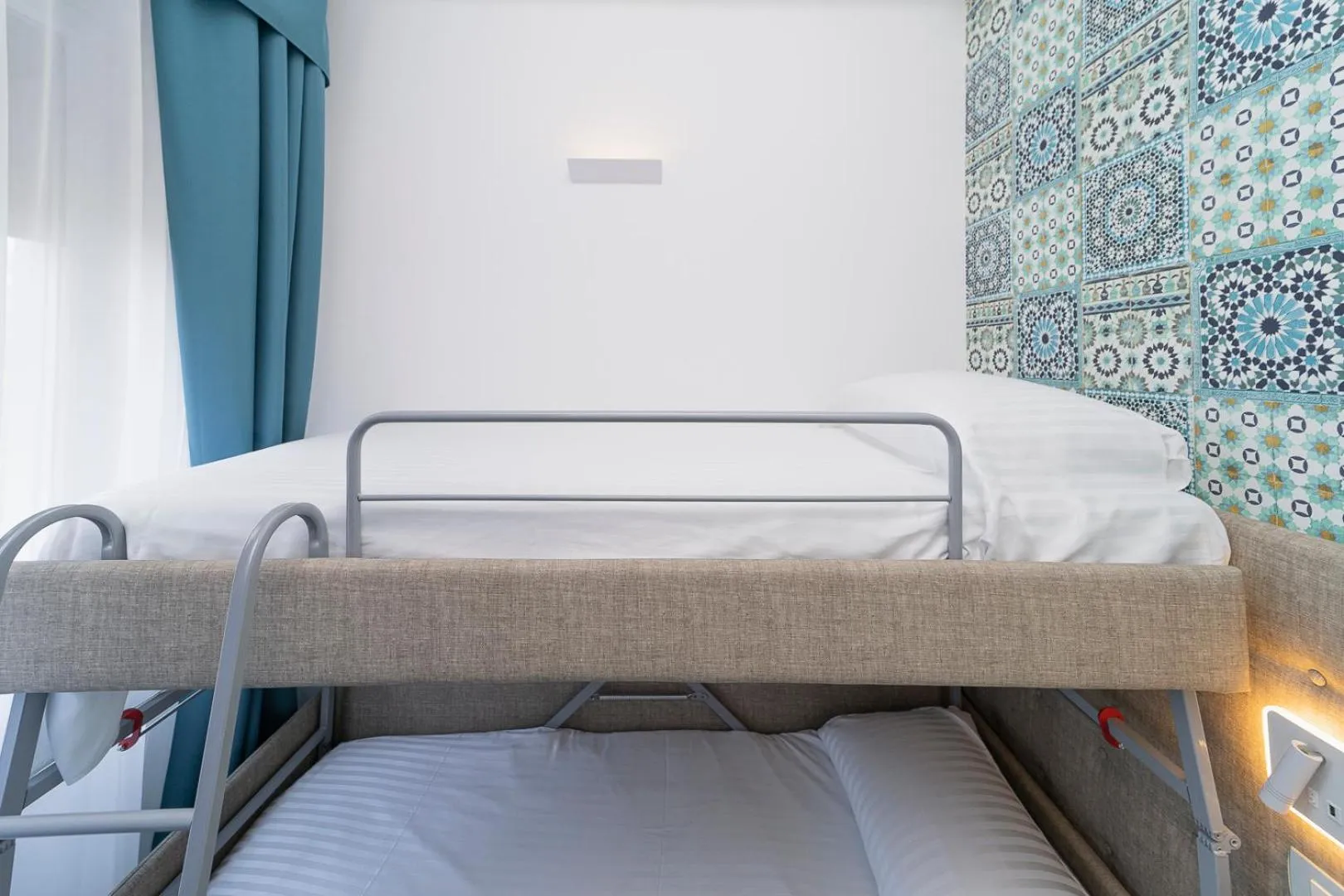 Bed in Hotel Miramare