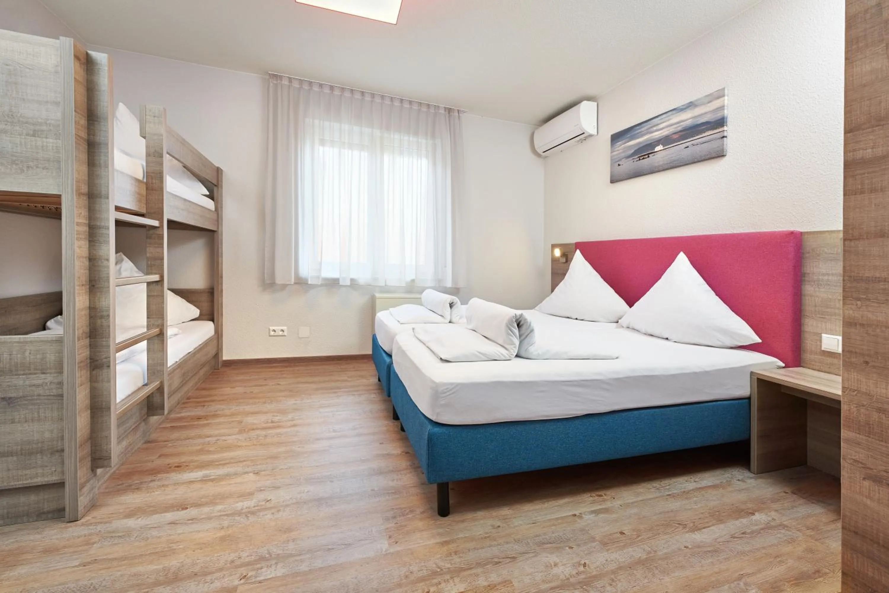 Bedroom, Bed in Gästehaus Mythos