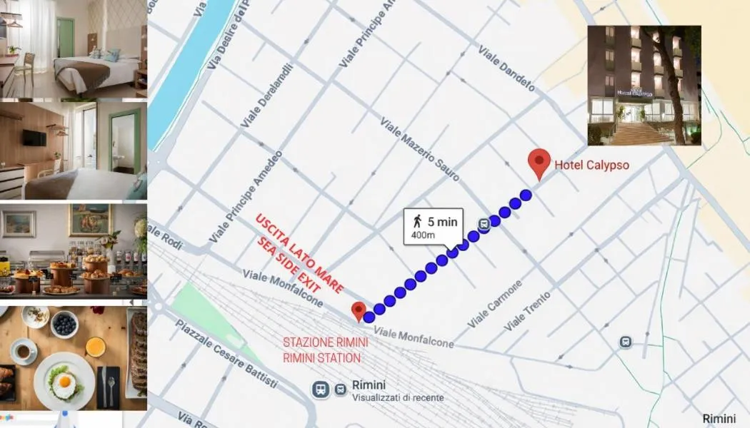 Property building in Hotel Calypso- Rimini Marina Centro