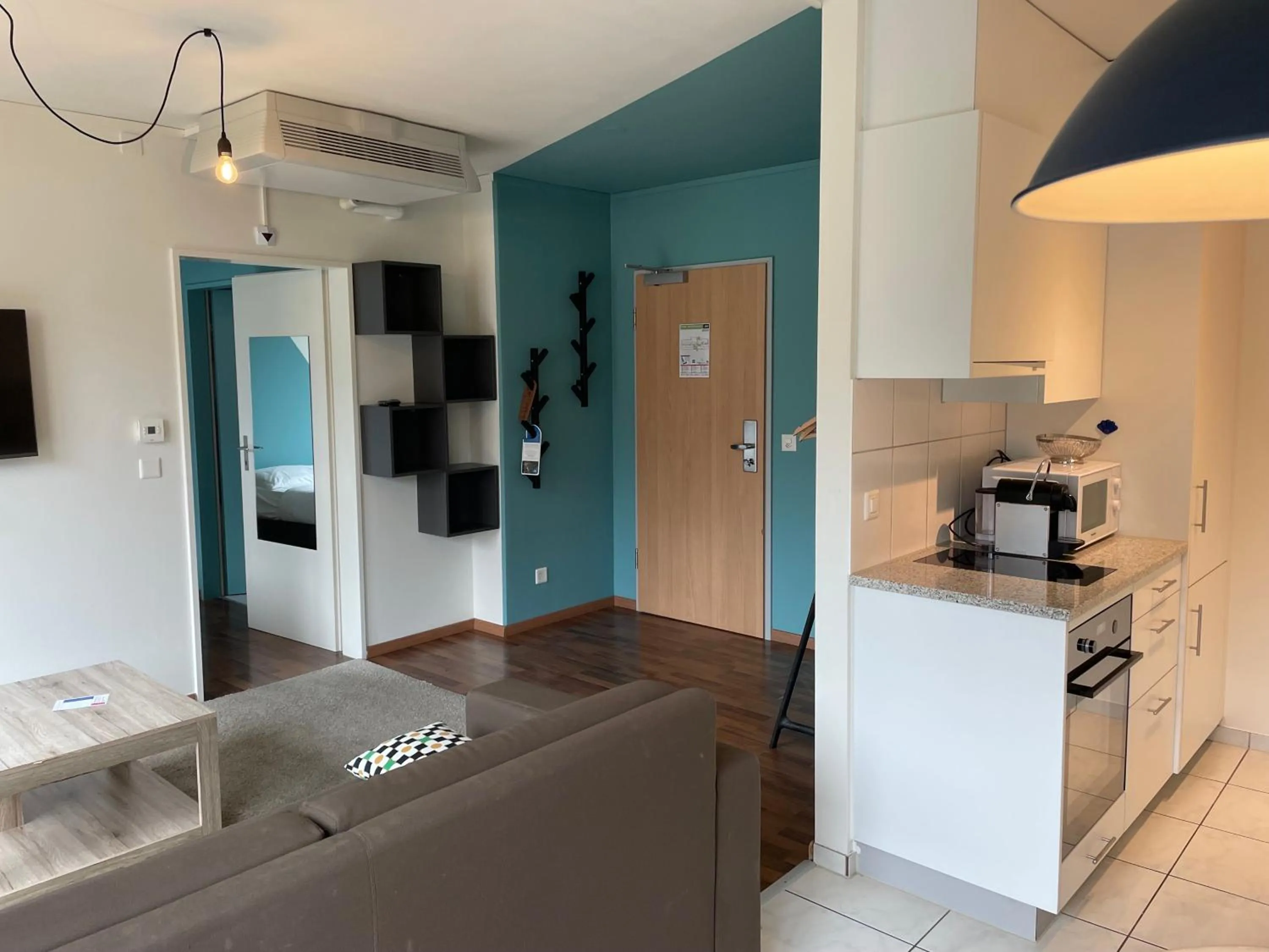 Kitchen or kitchenette in ibis budget Basel Pratteln