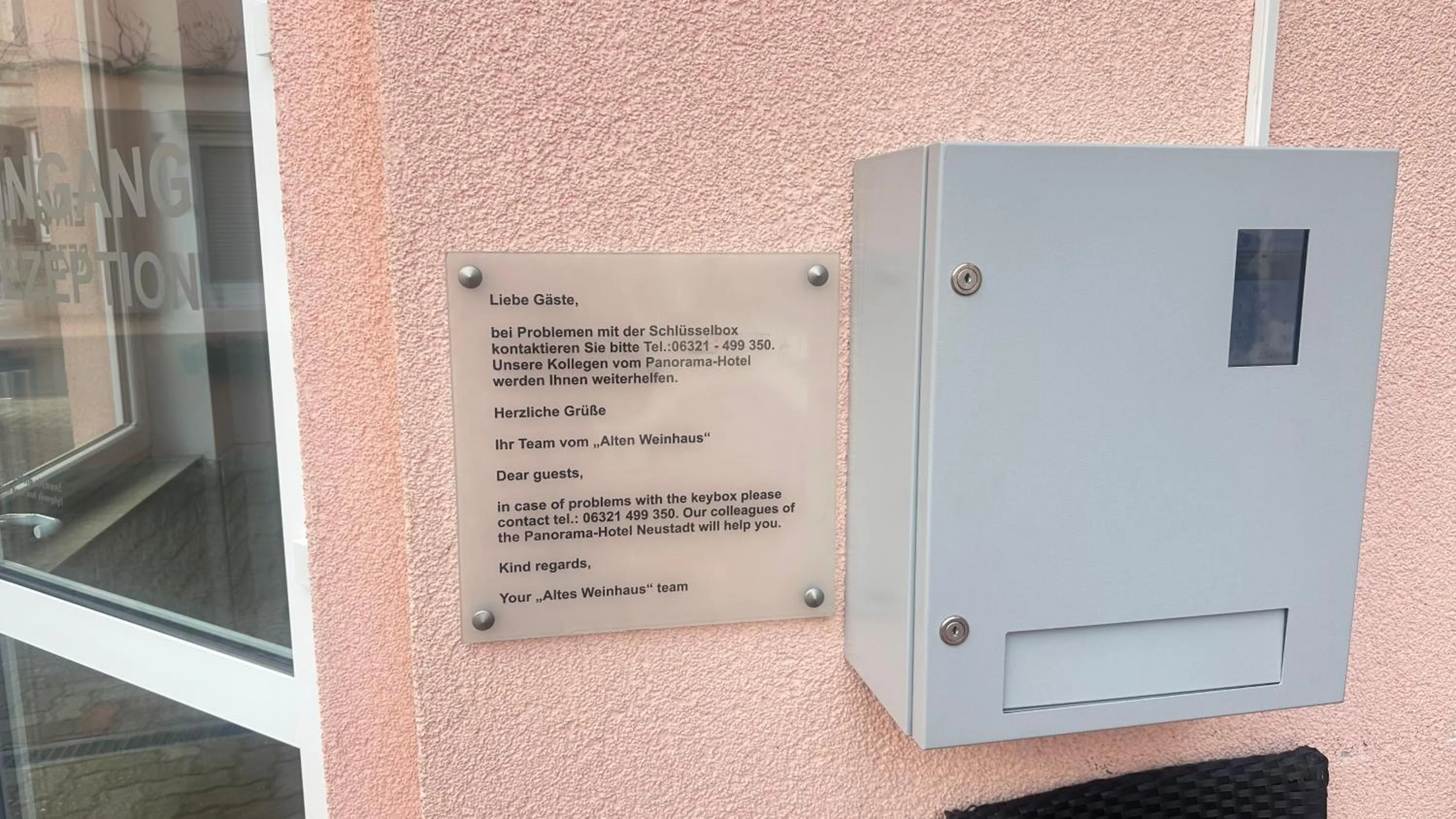 Property building in Hotel Altes Weinhaus