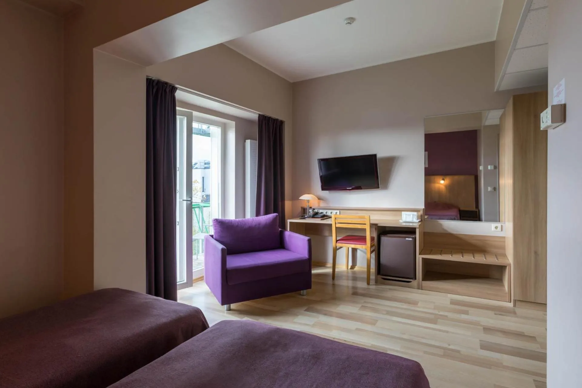 TV and multimedia, Bed in Viiking Spa Hotel