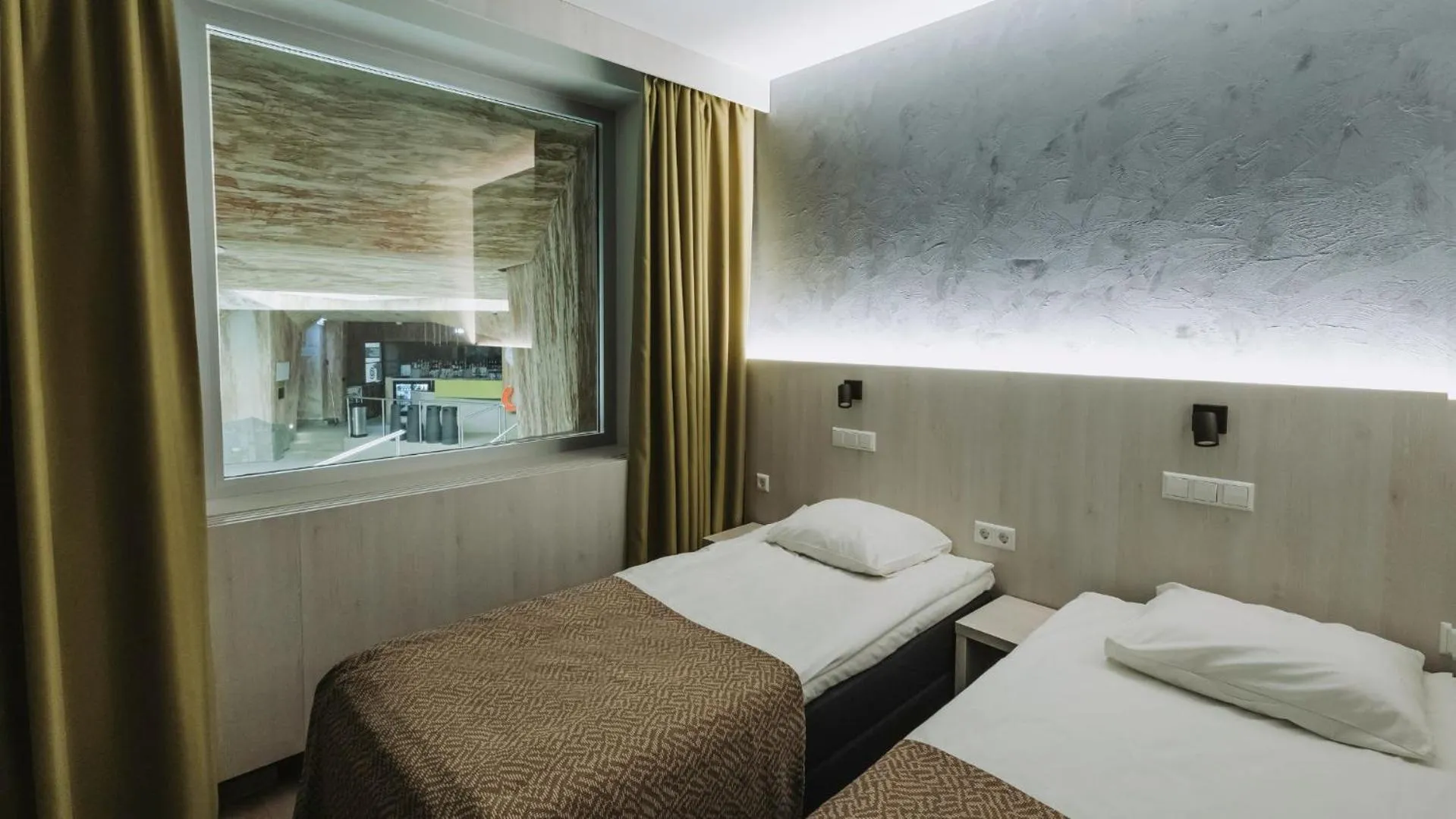 Bed in Viiking Spa Hotel