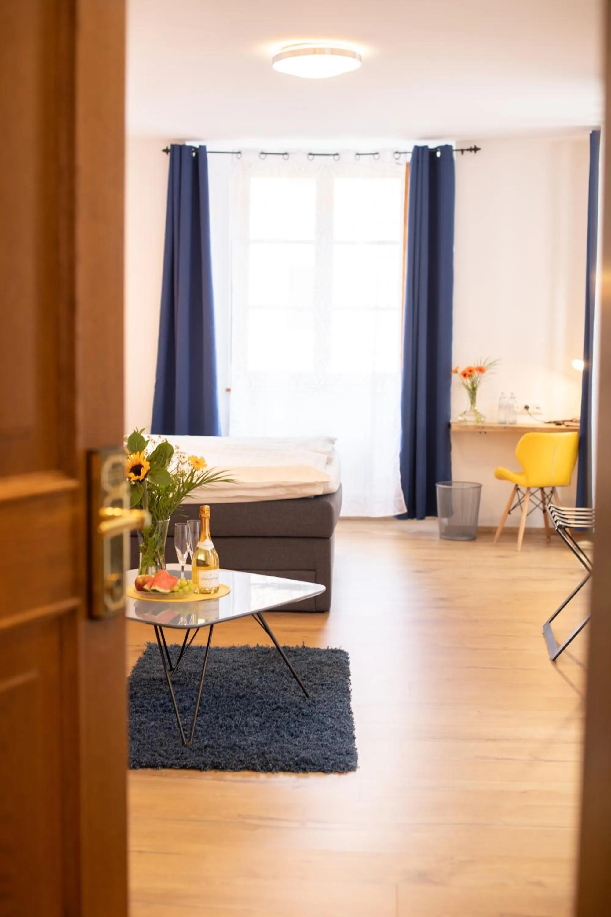 Photo of the whole room, Bed in Hotel Zum Goldenen Hirschen
