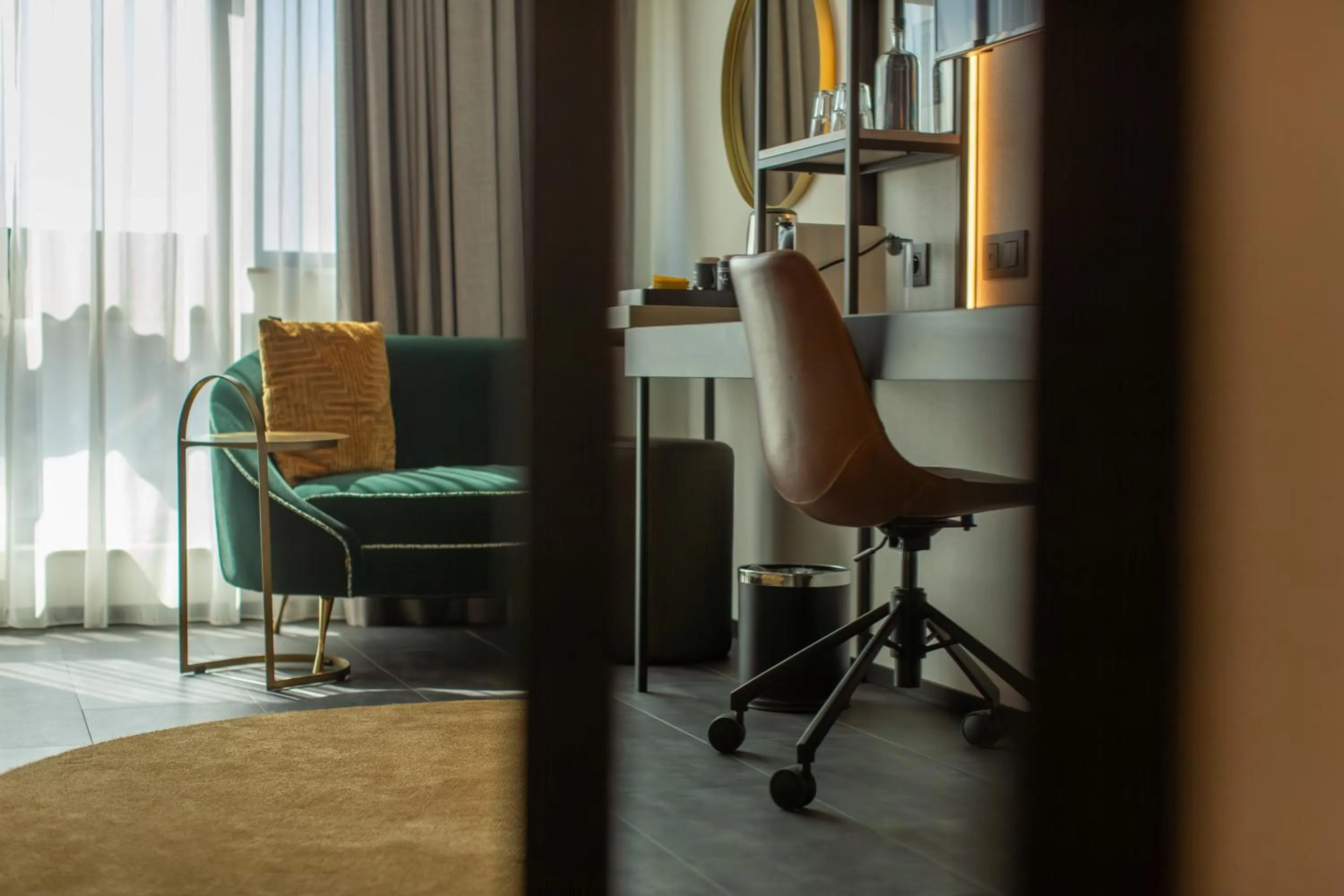 Seating area in Ariane Hotel