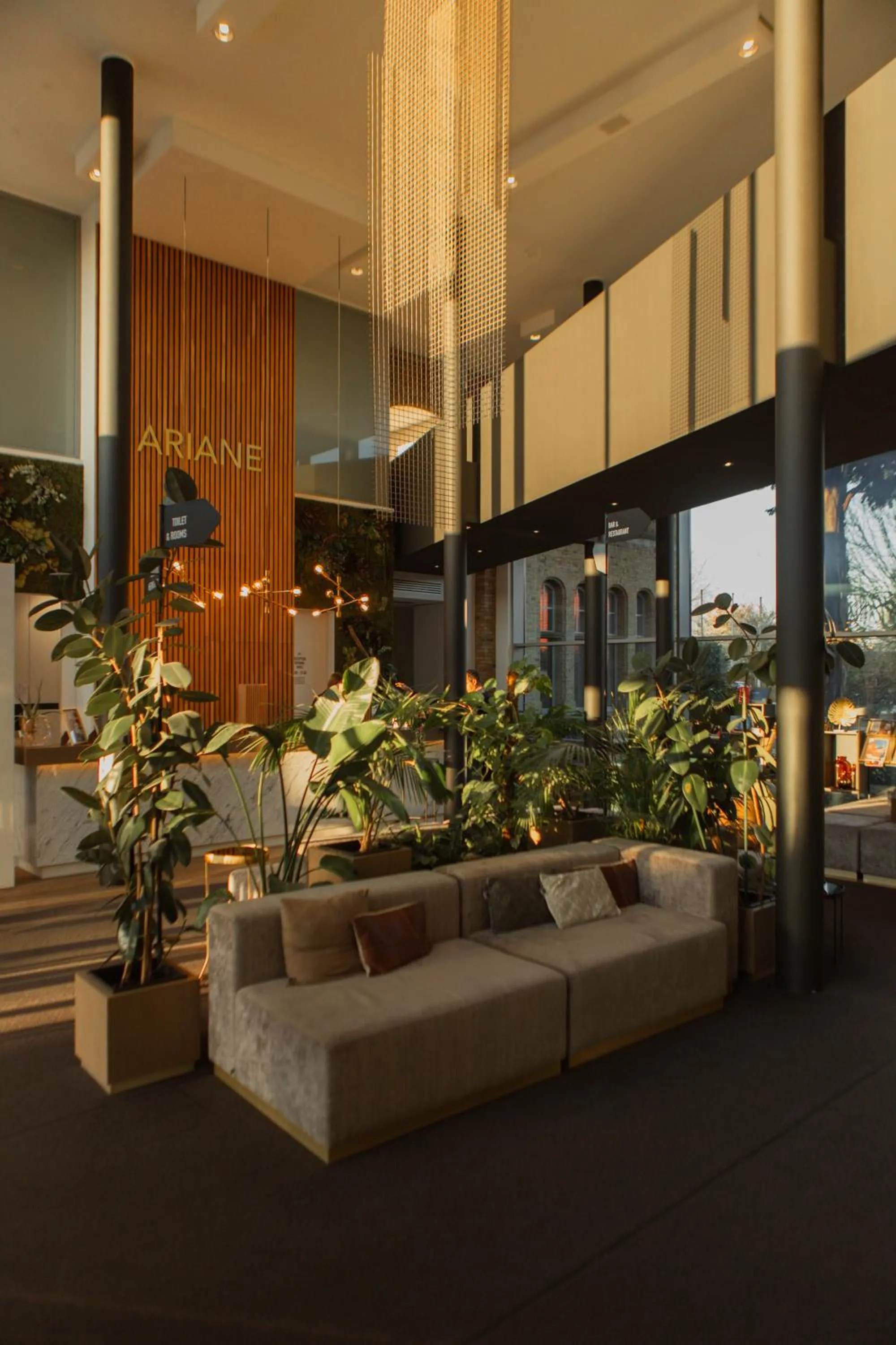 Lobby or reception in Ariane Hotel