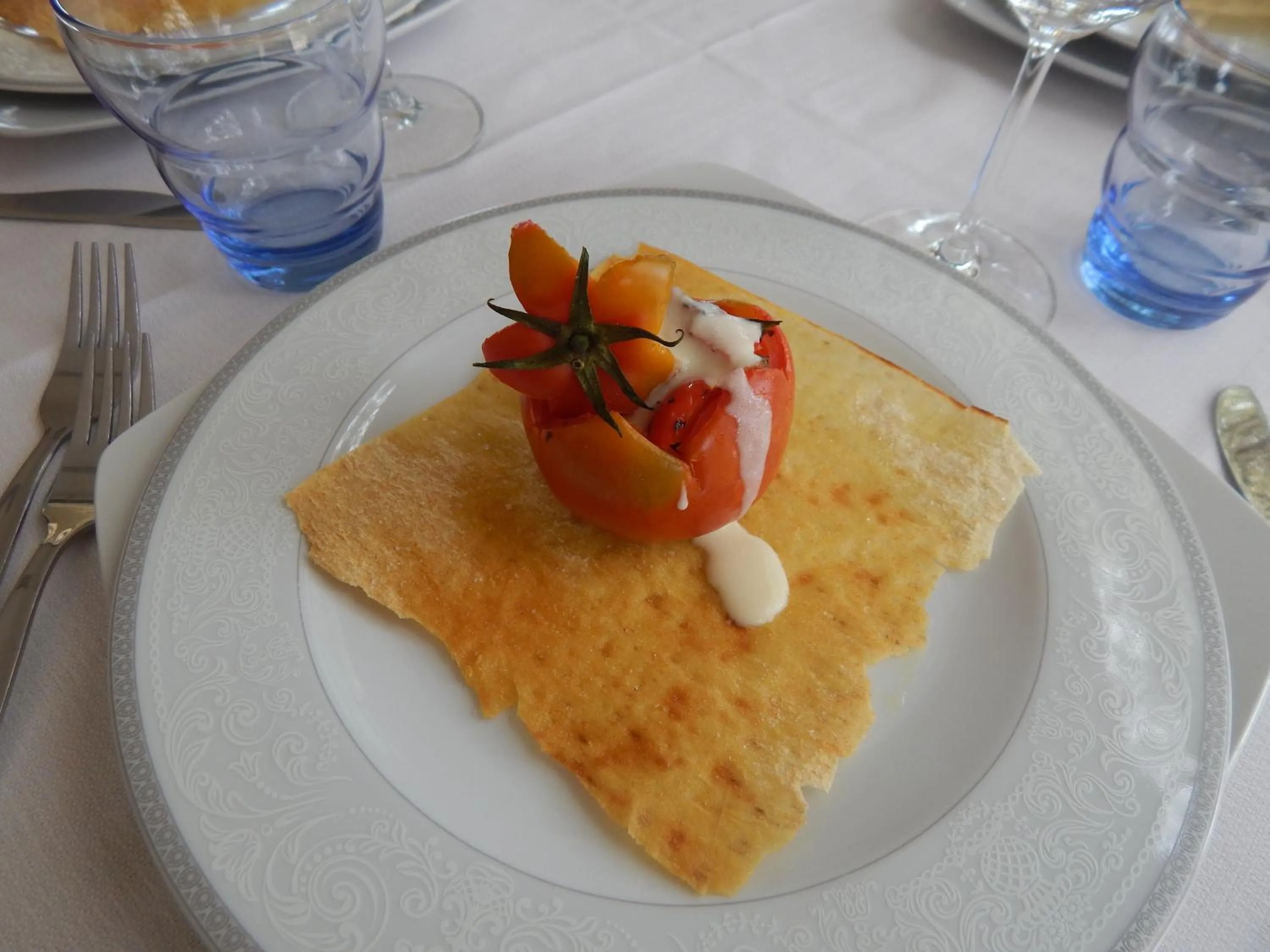 Food and drinks in Hotel Il Platano