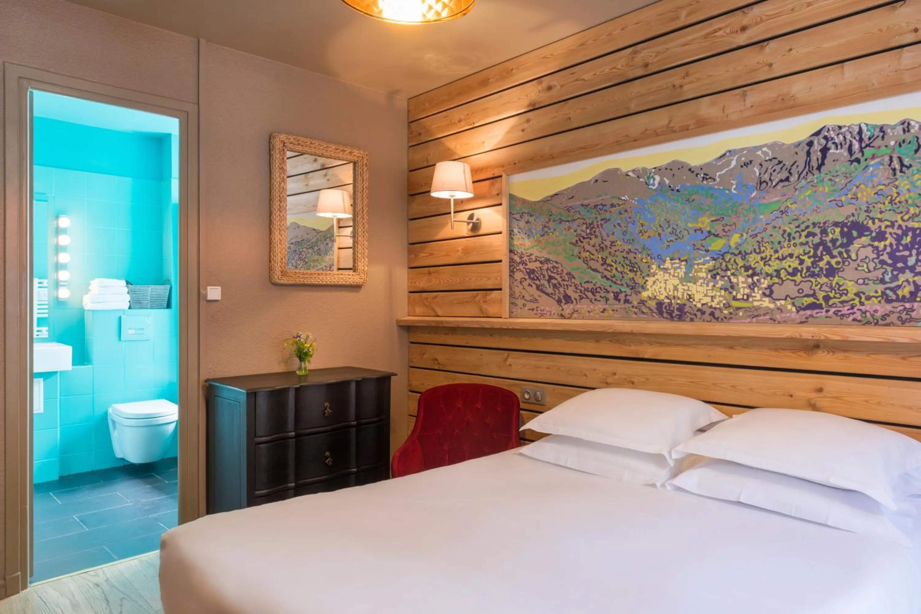 Bed in Hôtel de Russie