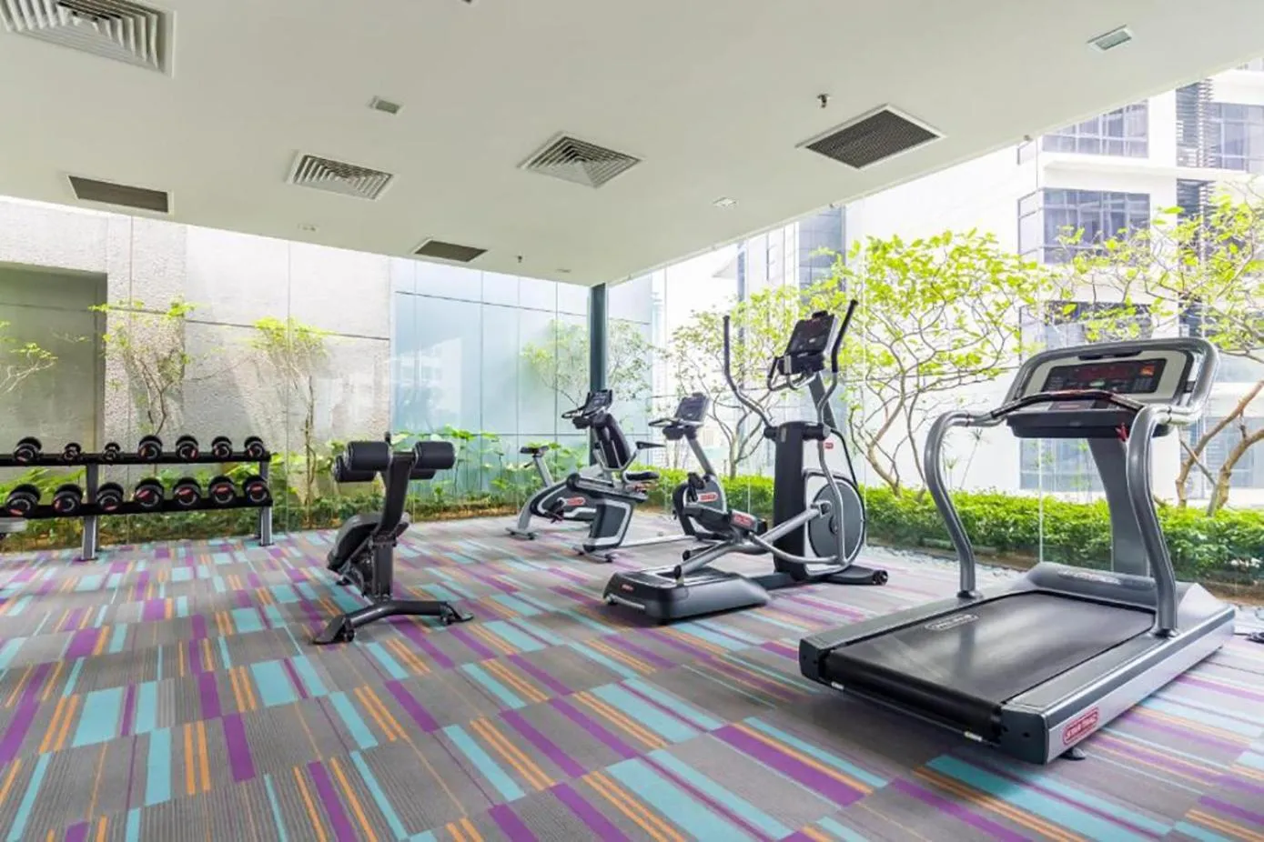 Fitness centre/facilities in Summer Suites KLCC Apartments by soulasia