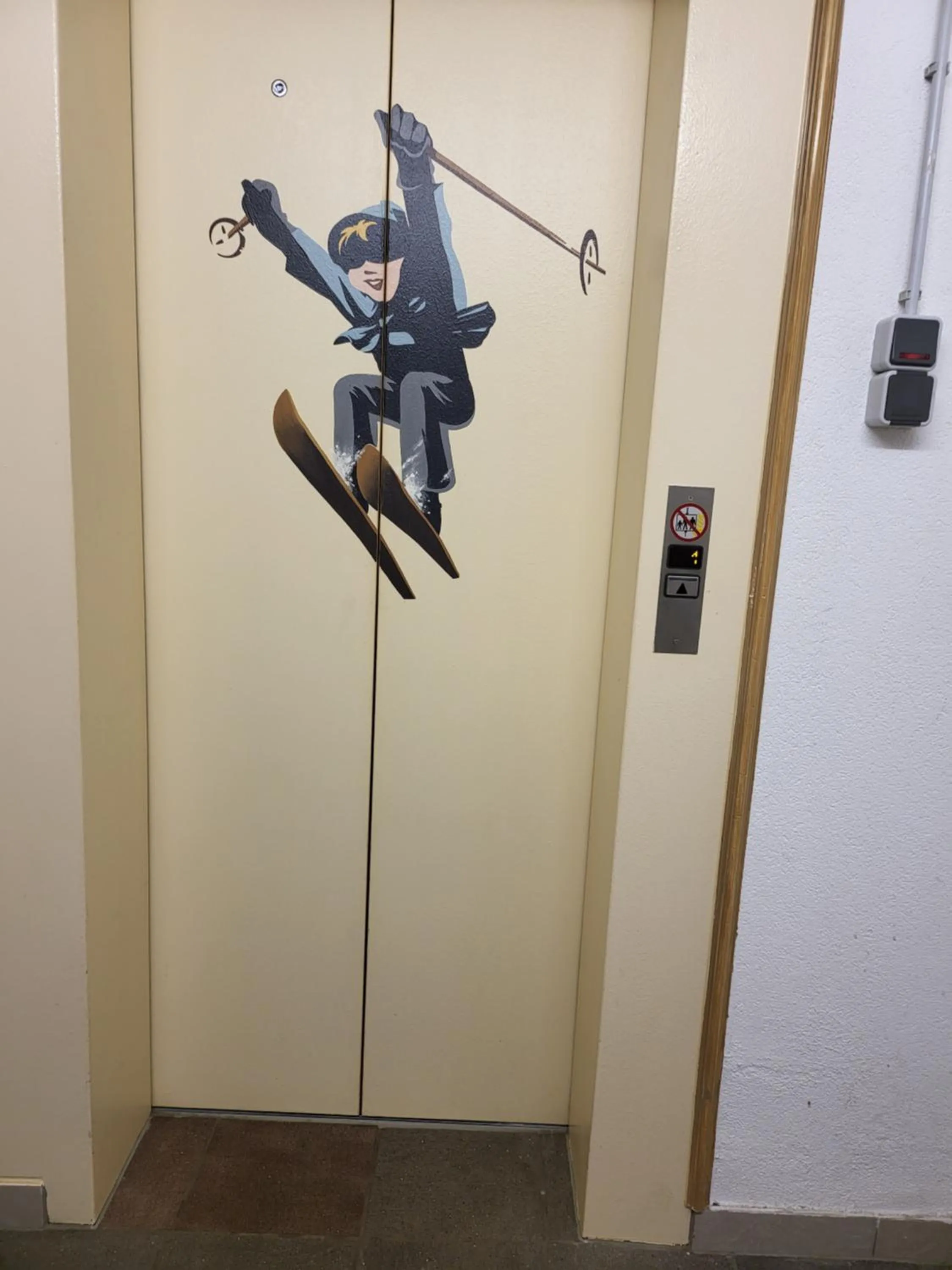 Inner courtyard view in Parkhotel Sölden