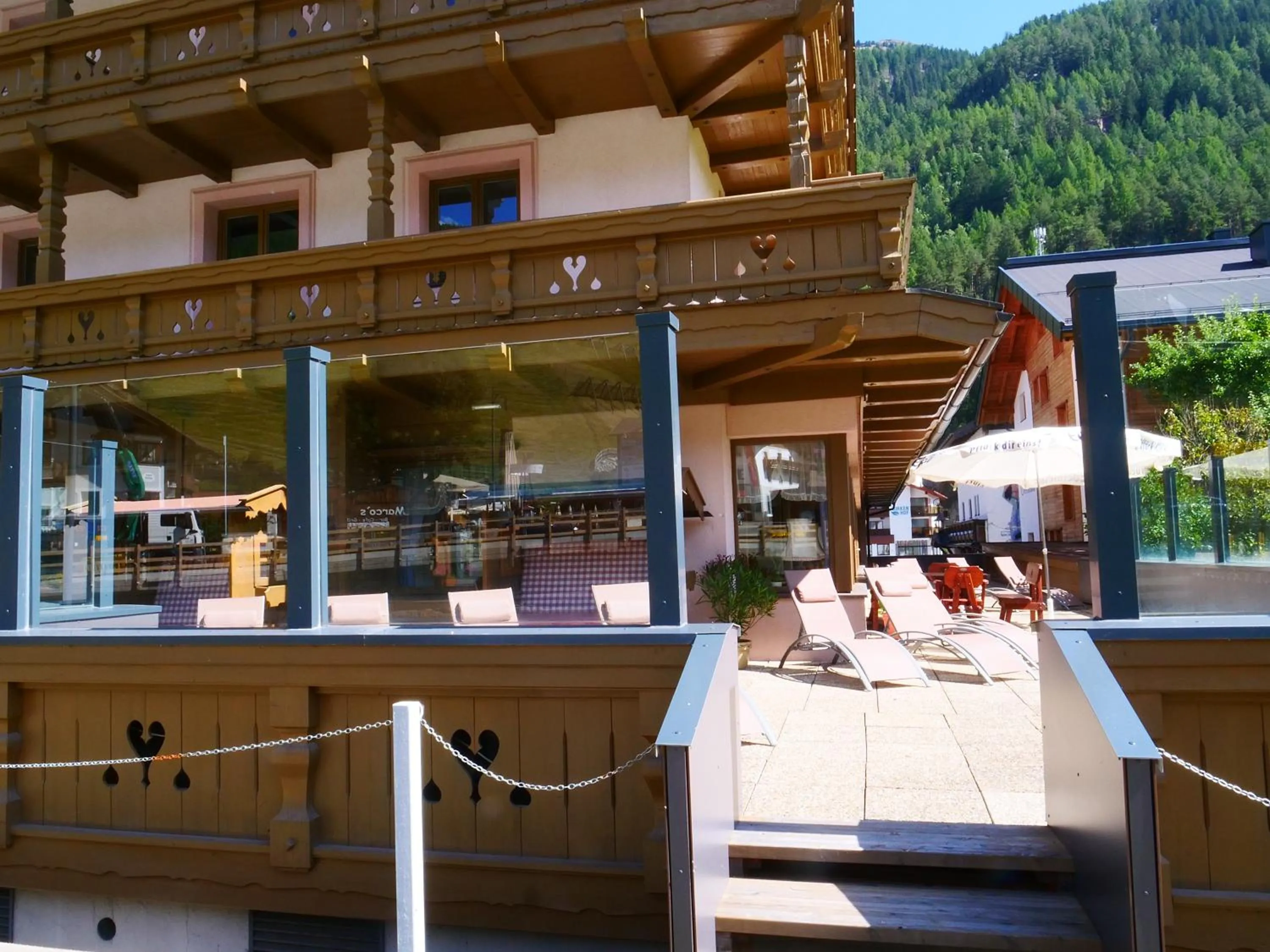Balcony/Terrace in Parkhotel Sölden