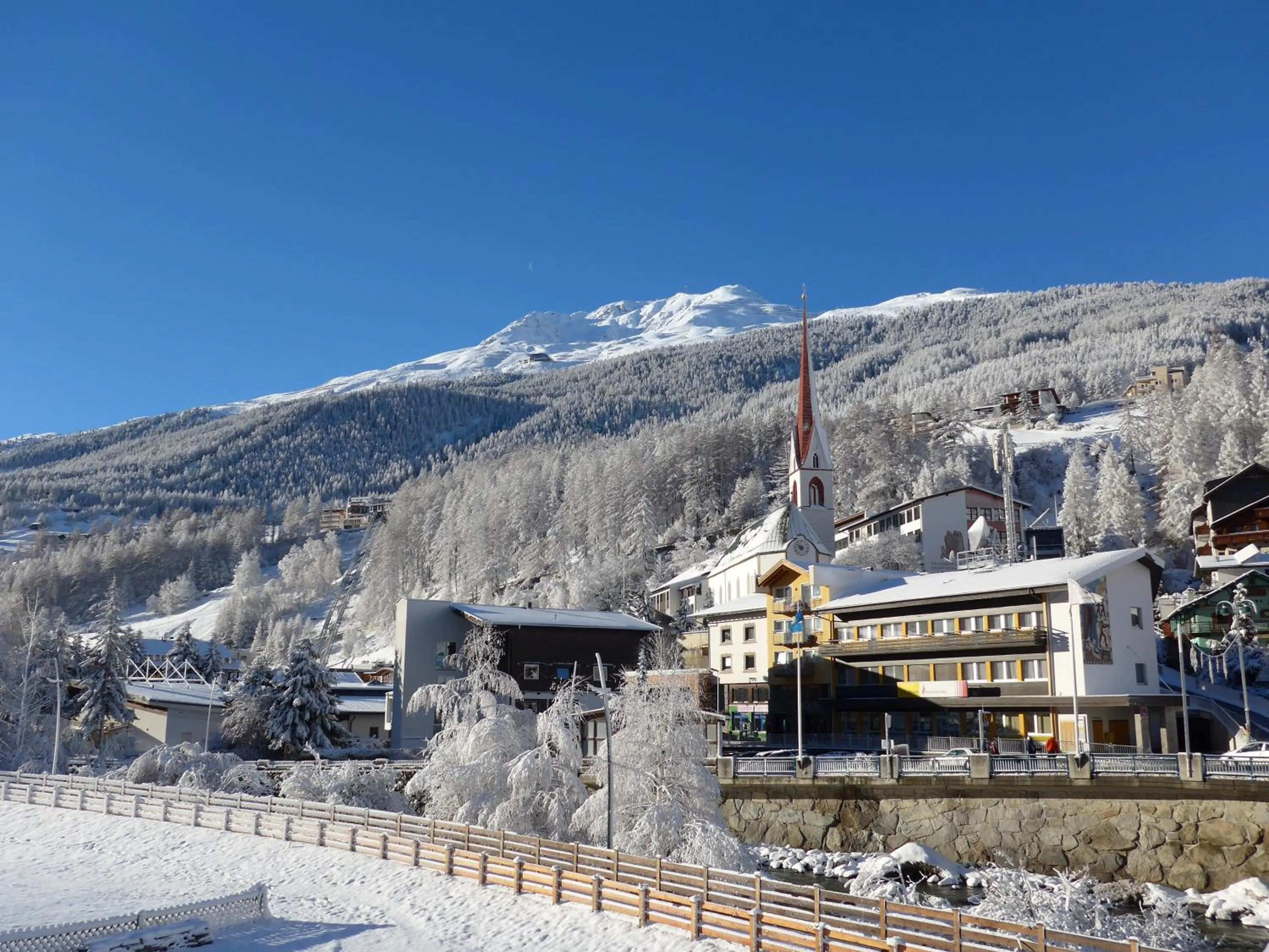View (from property/room) in Parkhotel Sölden