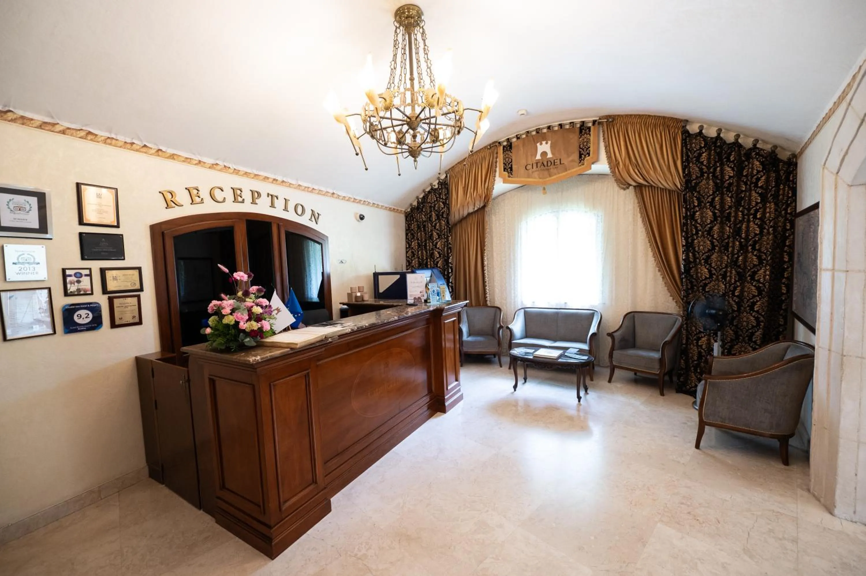 Lobby or reception in Citadel Inn Gastro Boutique Hotel - Готель Цитадель Львів