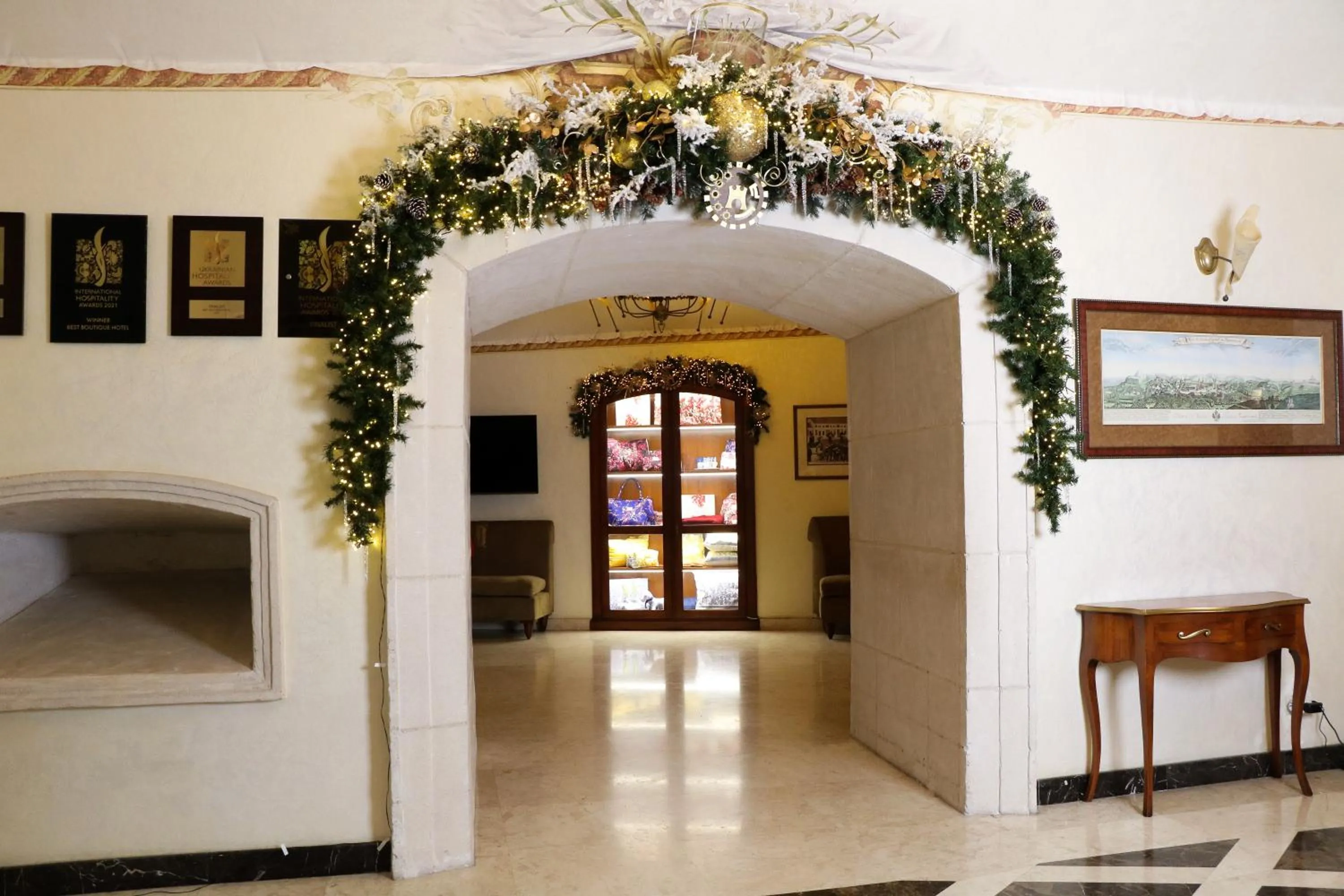 Decorative detail in Citadel Inn Gastro Boutique Hotel - Готель Цитадель Львів