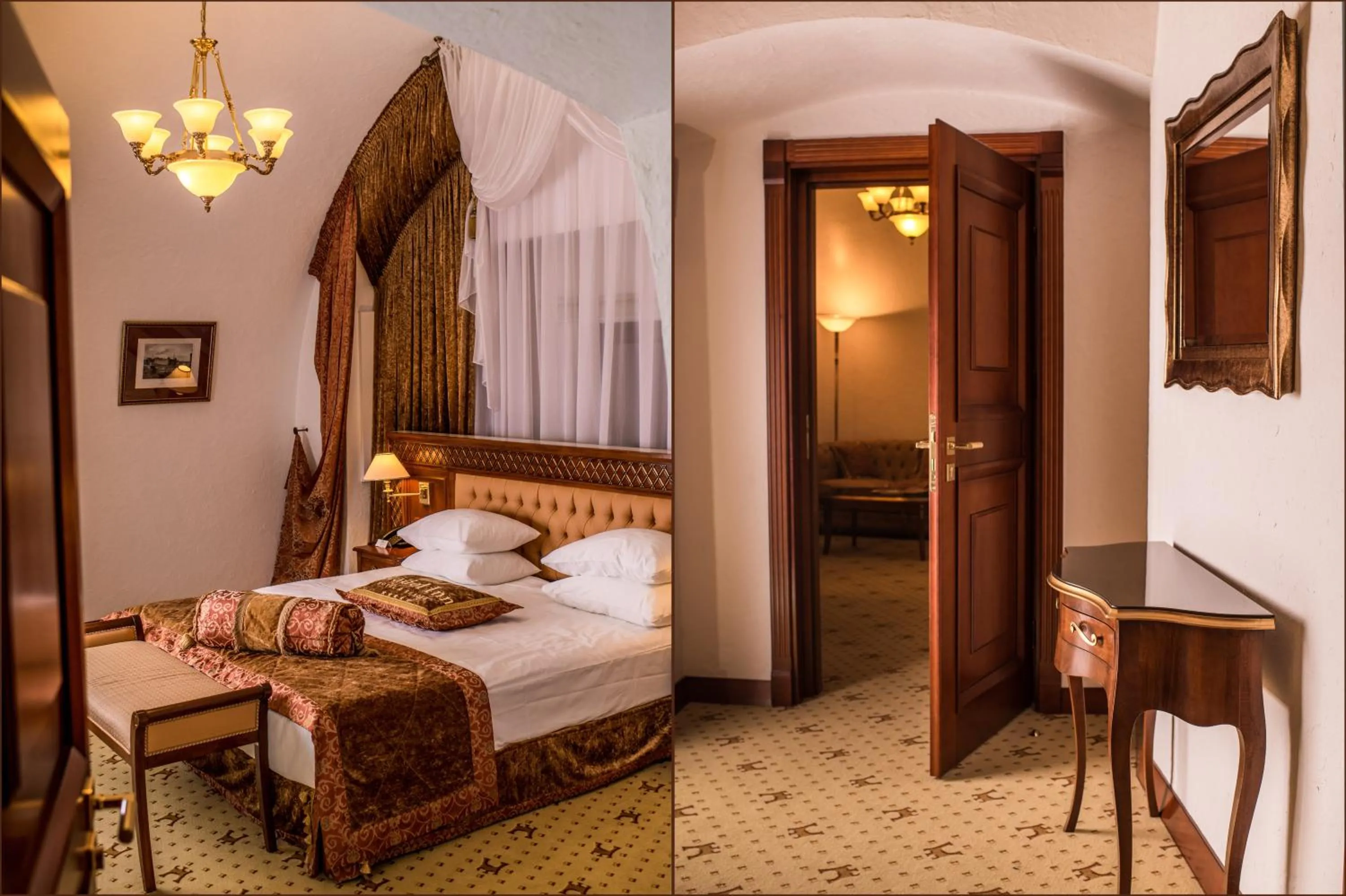 Photo of the whole room, Bed in Citadel Inn Gastro Boutique Hotel - Готель Цитадель Львів
