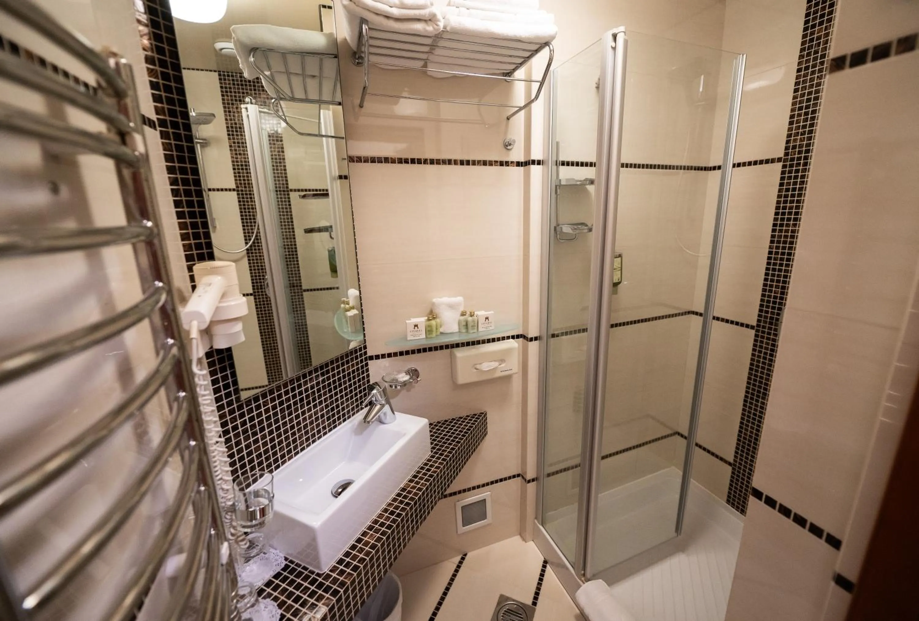 Shower in Citadel Inn Gastro Boutique Hotel - Готель Цитадель Львів