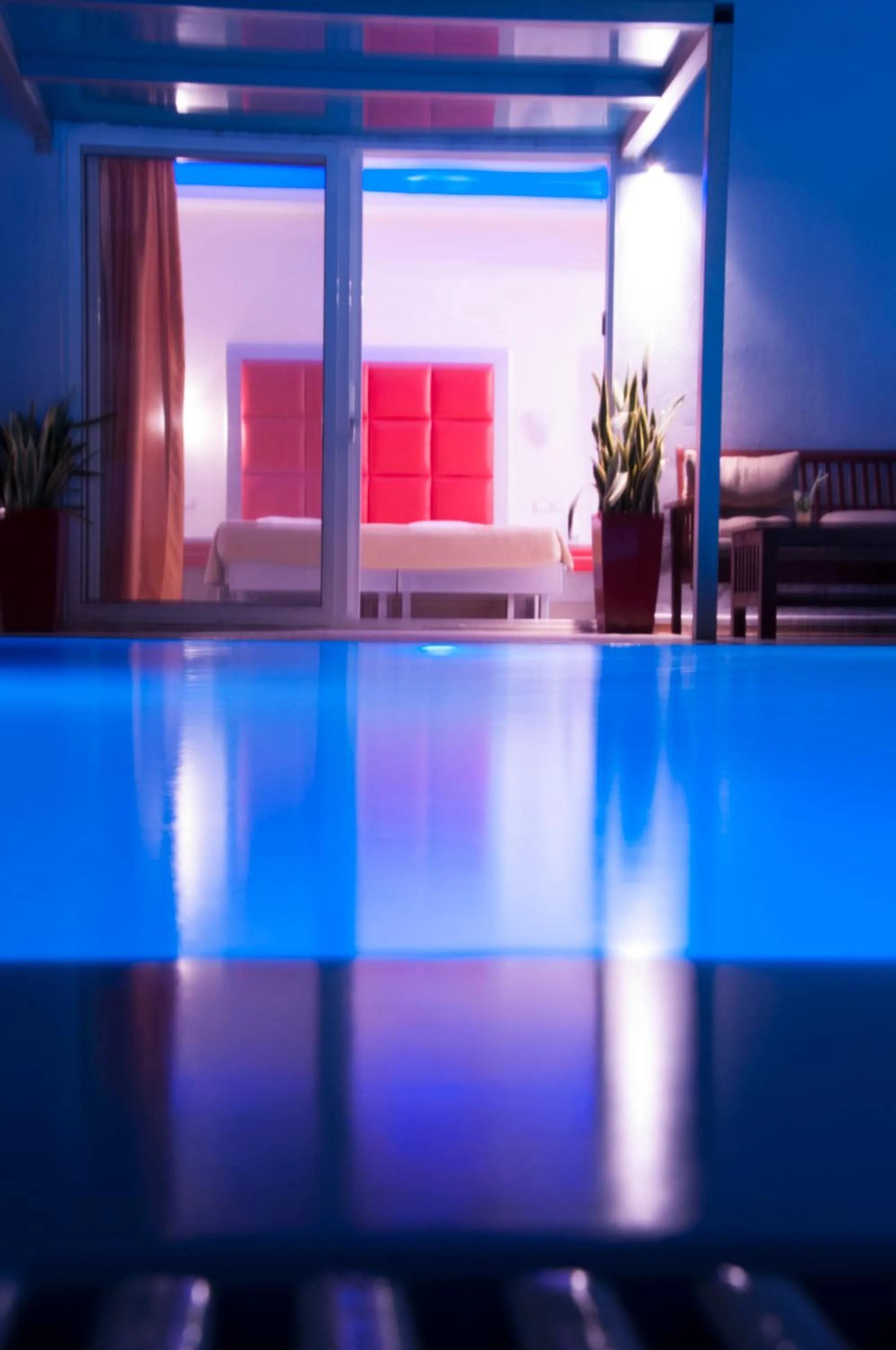 Bed in Hotel Parthenon Rodos city