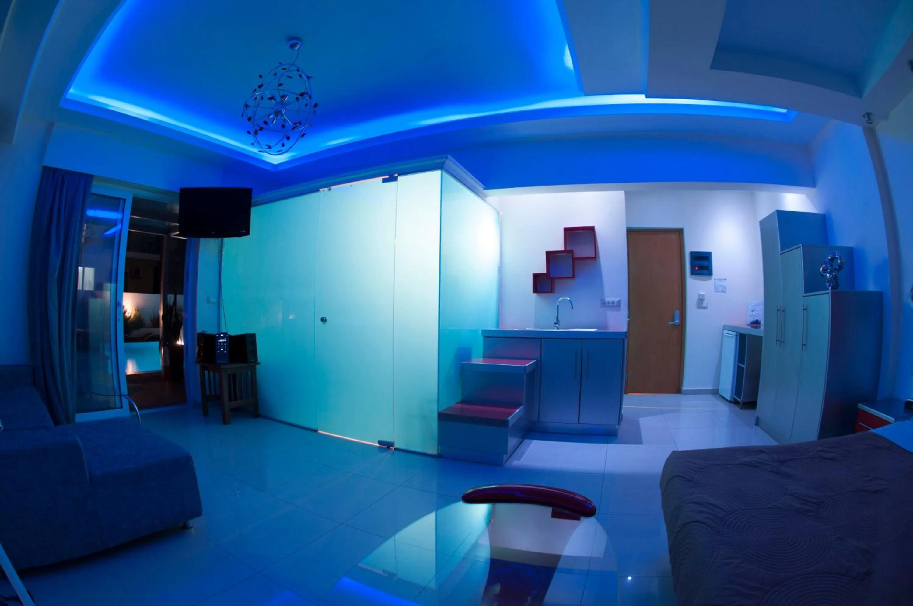 Living room in Hotel Parthenon Rodos city