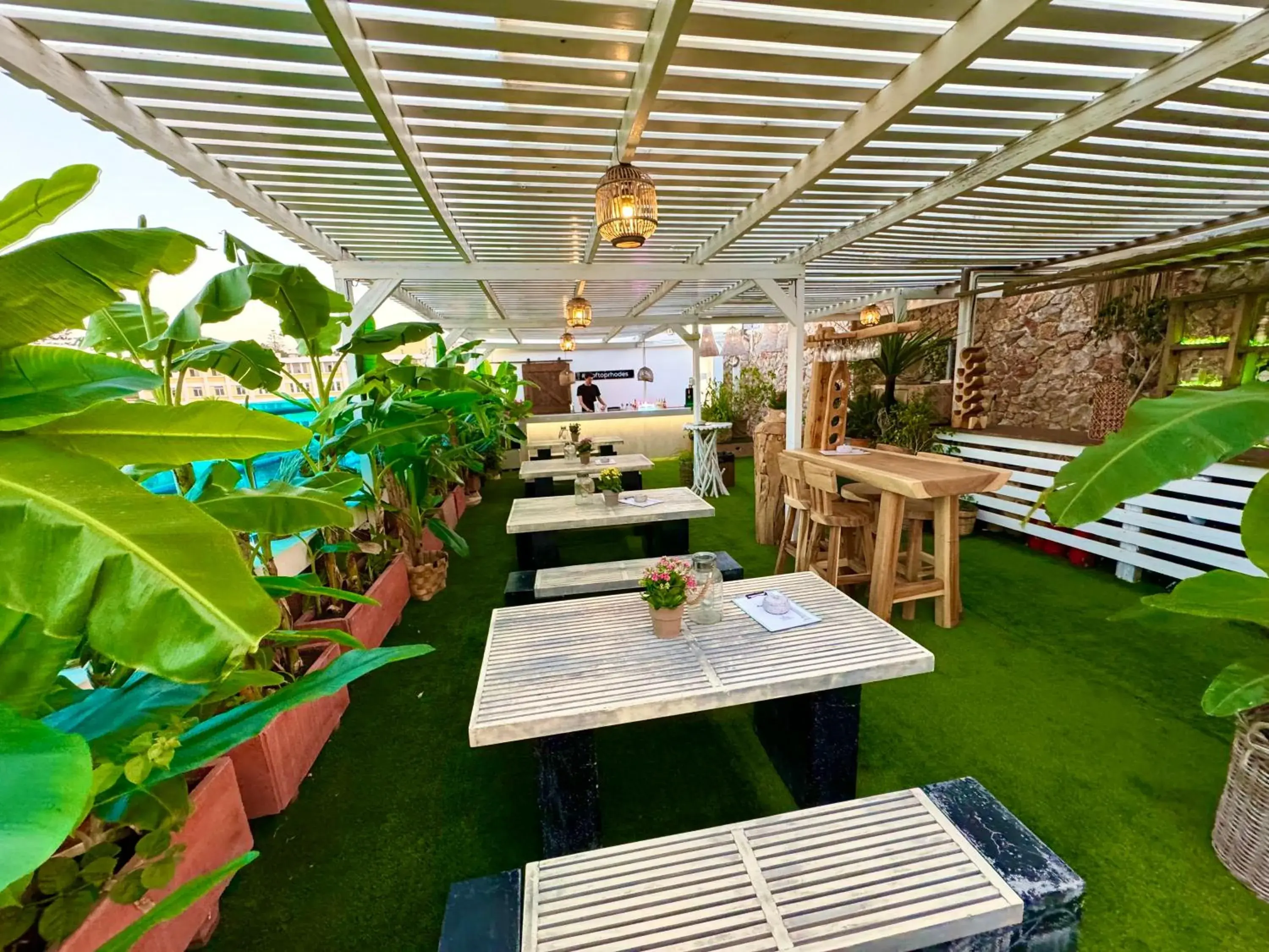 Lounge or bar in Hotel Parthenon Rodos city Lounge or bar in Hotel Parthenon Rodos city