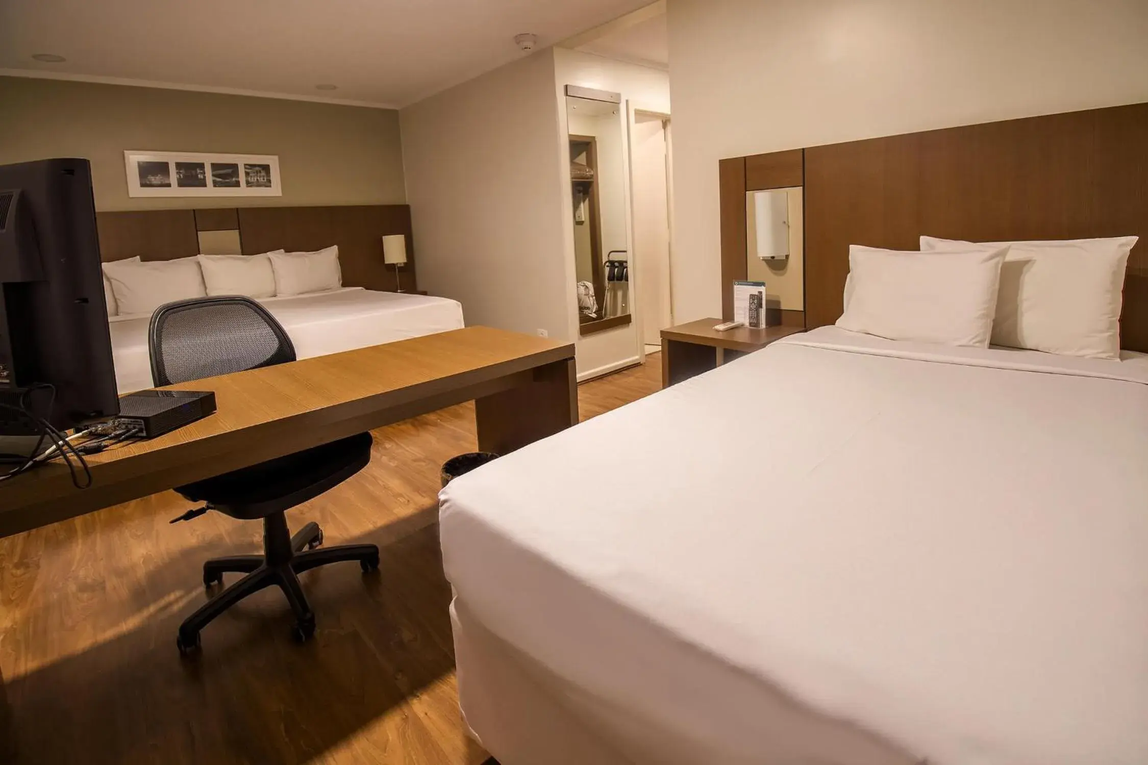 Bed in Hotel Deville Curitiba Bed in Hotel Deville Curitiba
